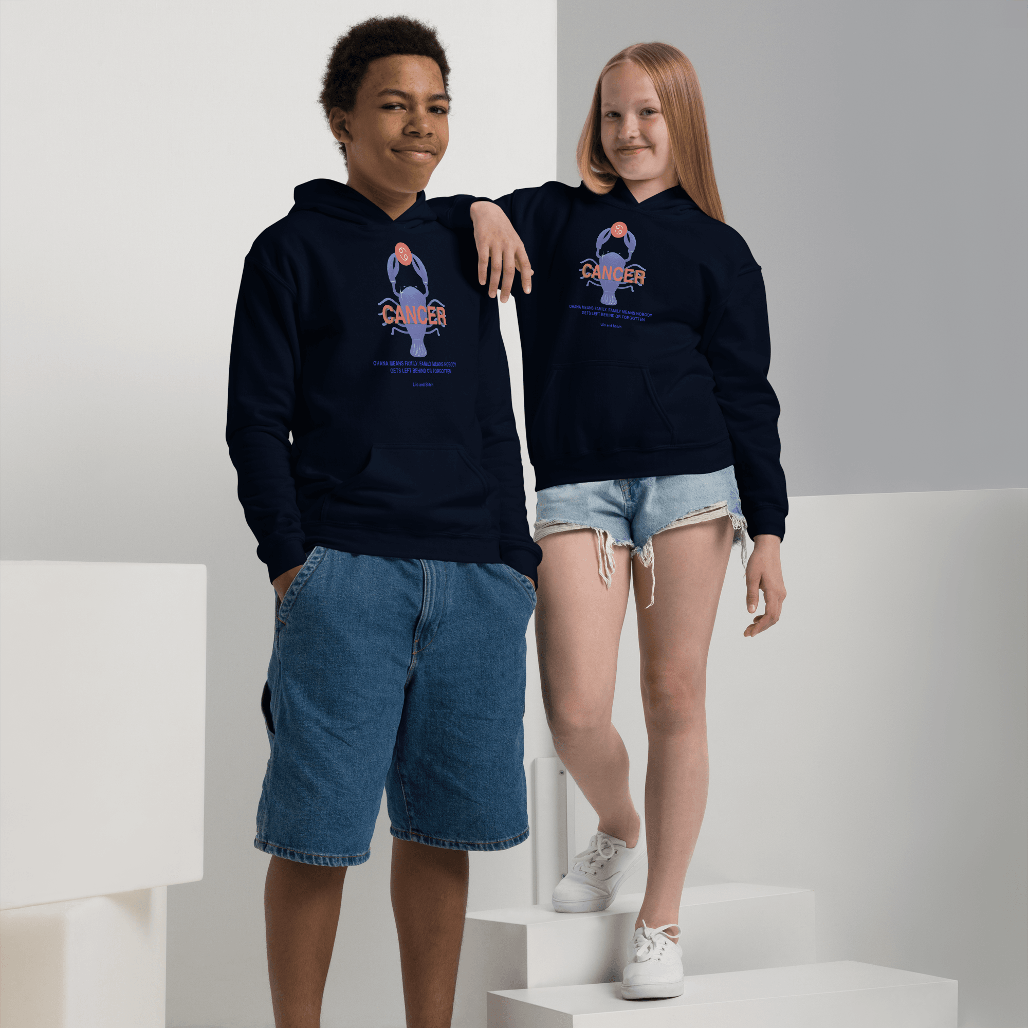 Cancer Youth Heavy Blend Hoodie -