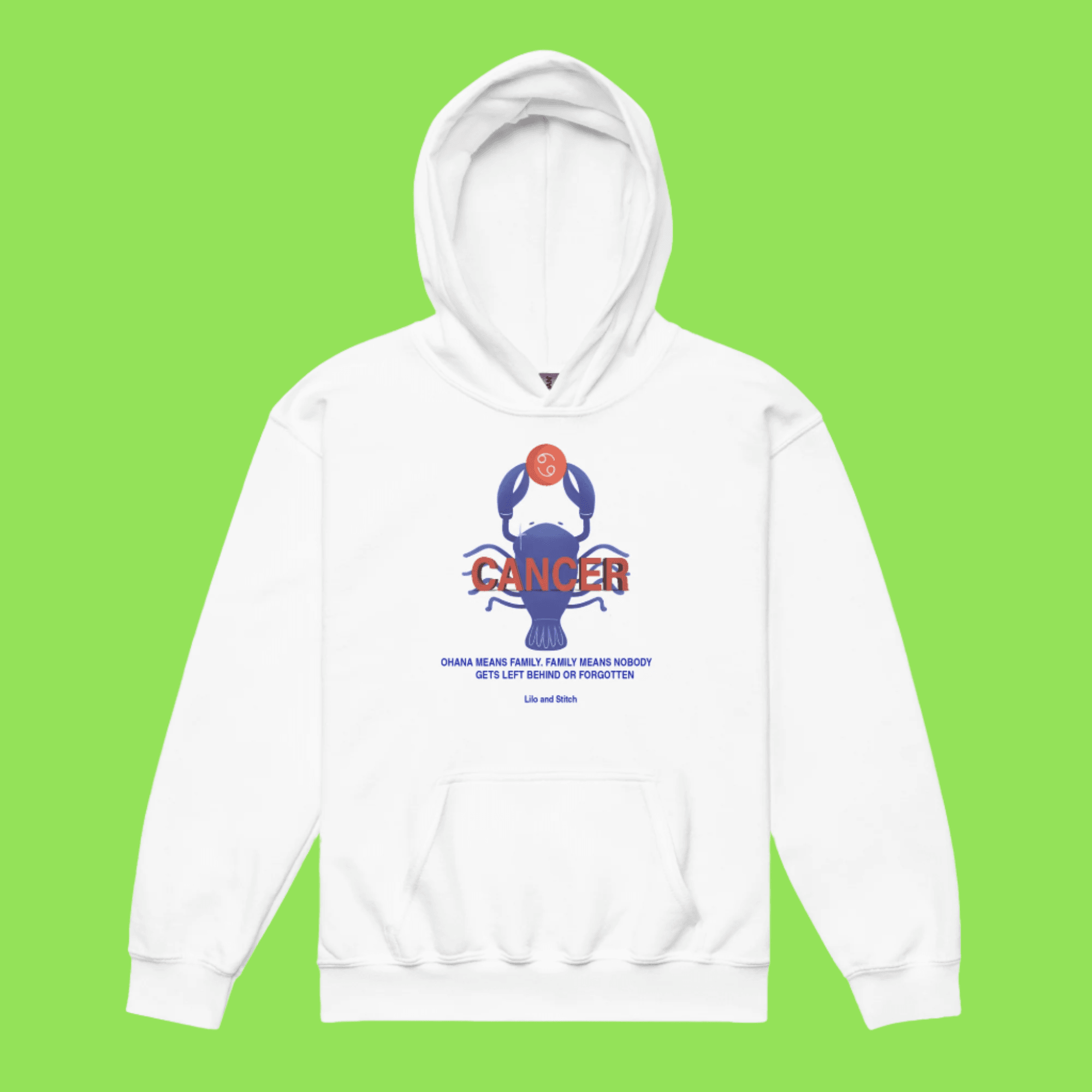 Cancer Youth Heavy Blend Hoodie -