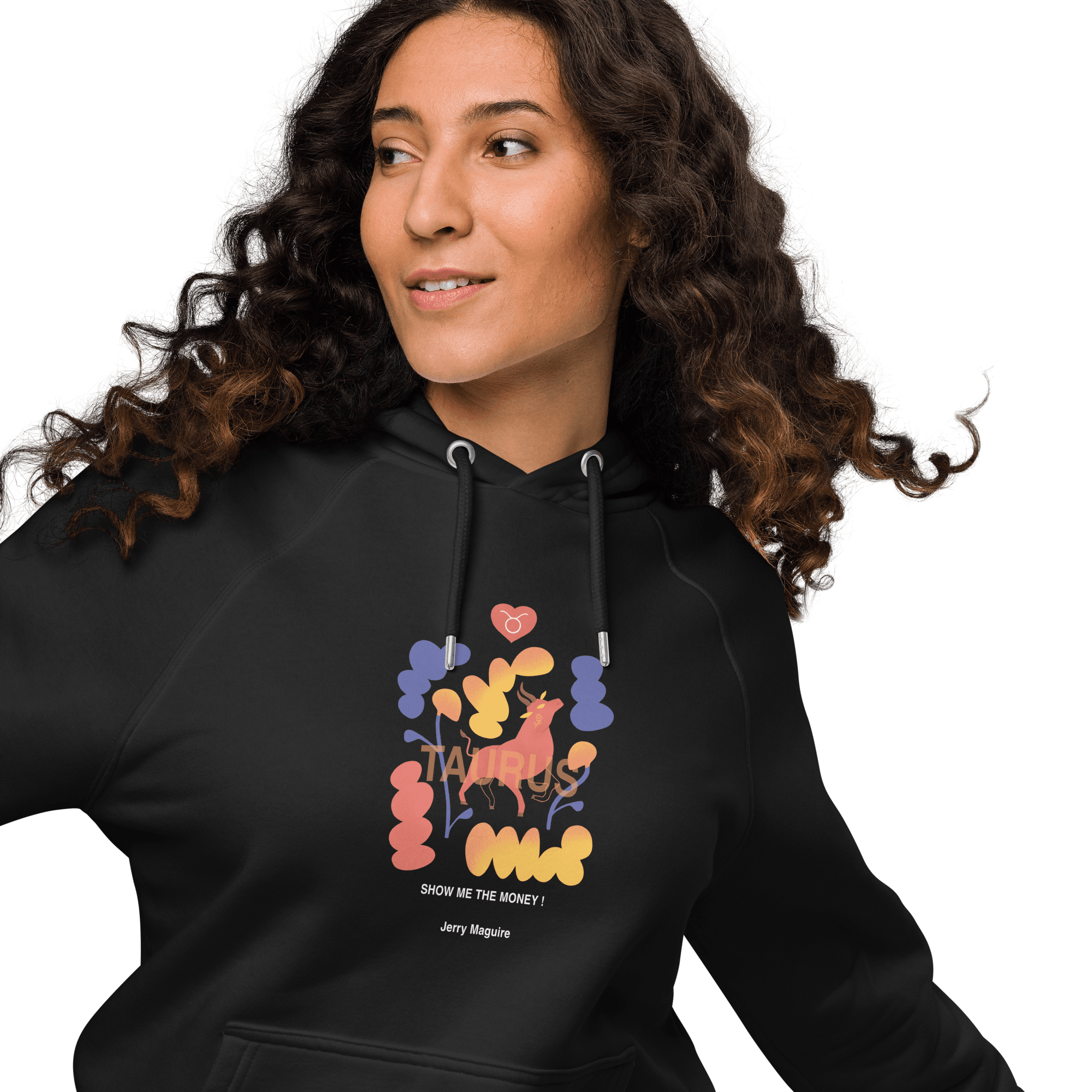 Taurus Unisex eco raglan hoodie Jerry Maguire Edition - 