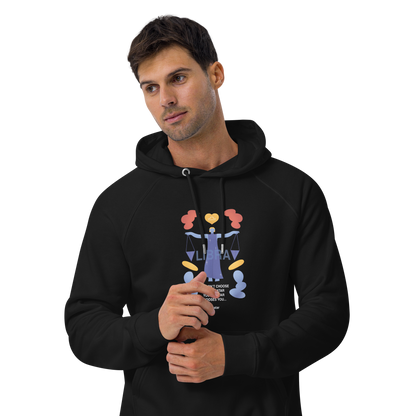 Libra Unisex Eco Raglan Hoodie - Avatar Edition