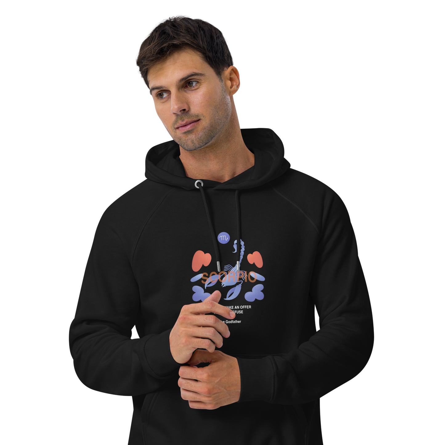 Scorpio Unisex Eco Raglan Hoodie - Godfather B Edition