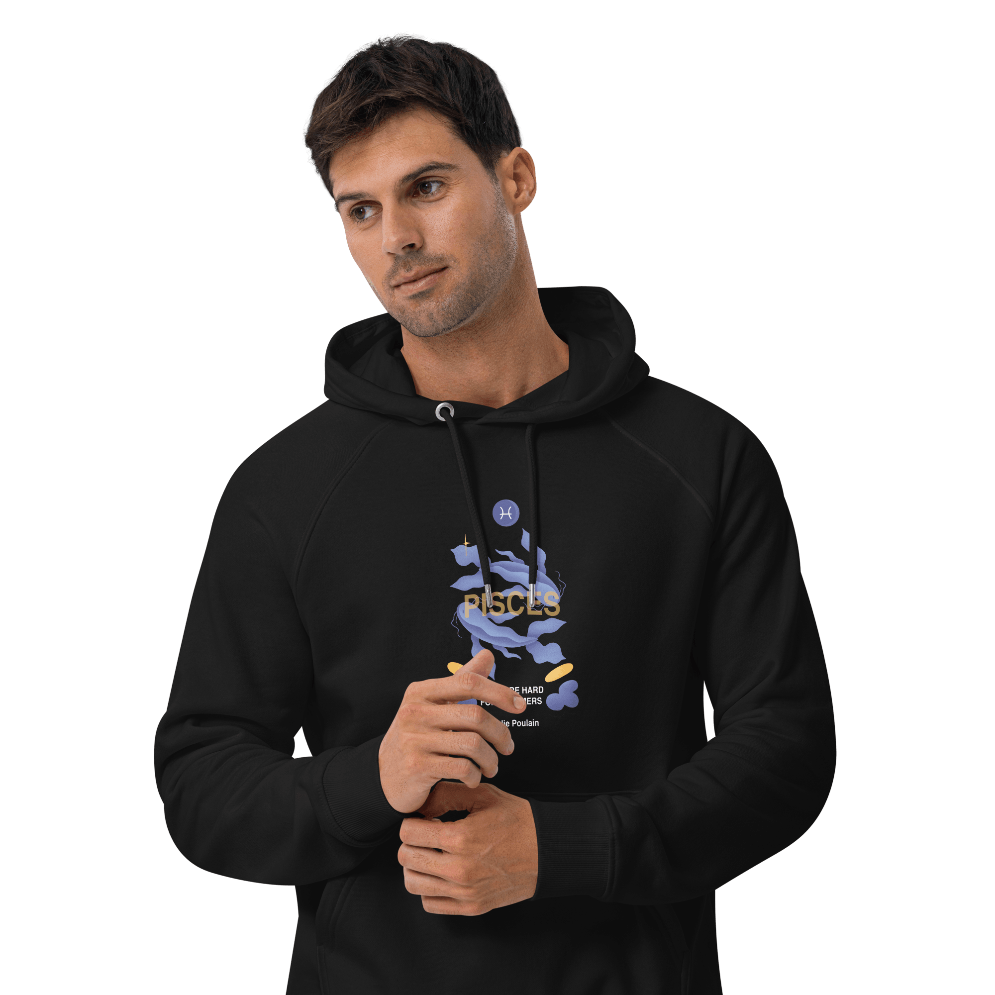 Pisces Unisex Eco Raglan Hoodie - Amelie Poulain Edition - 