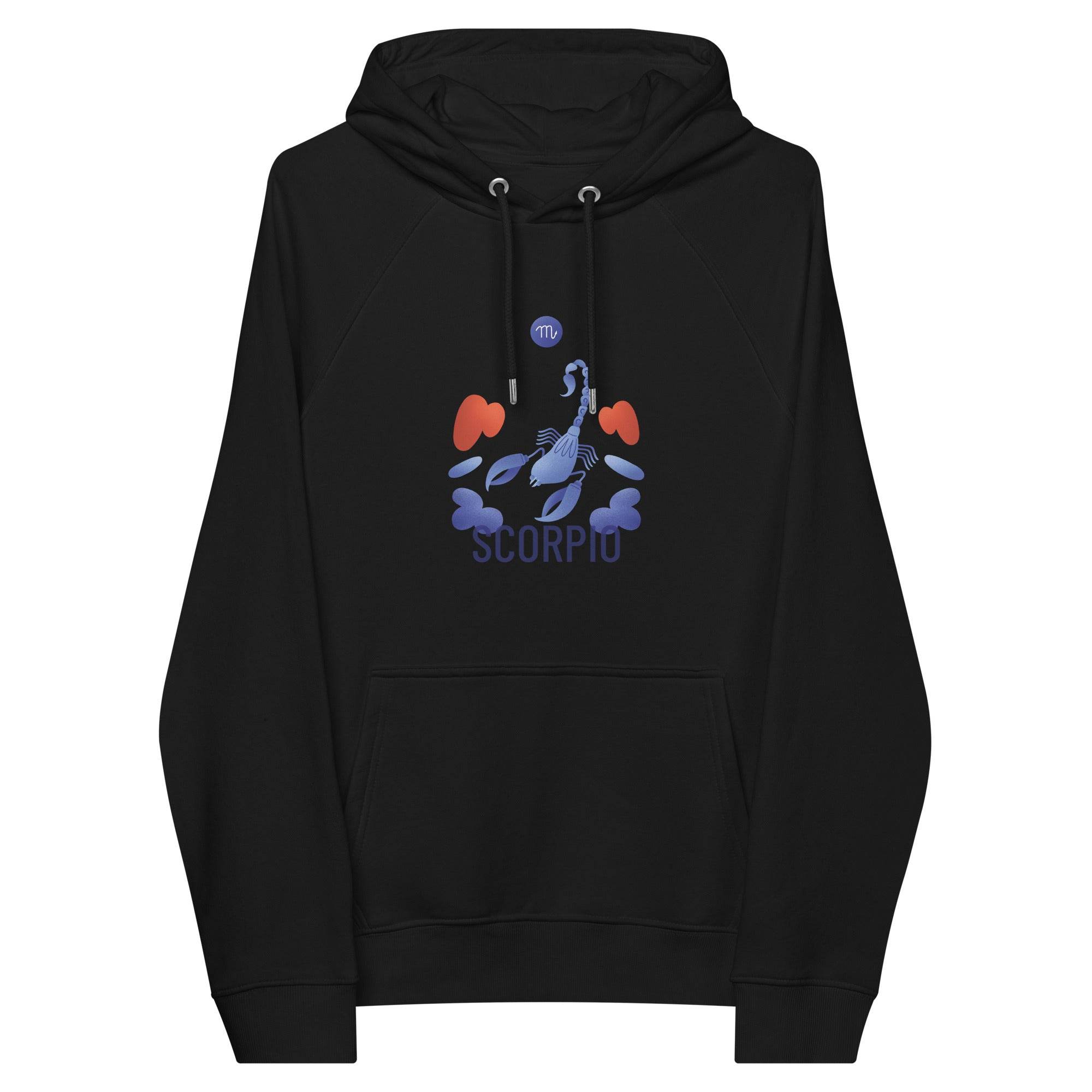 Scorpio Unisex Eco Raglan Hoodie - Raw Edition - 