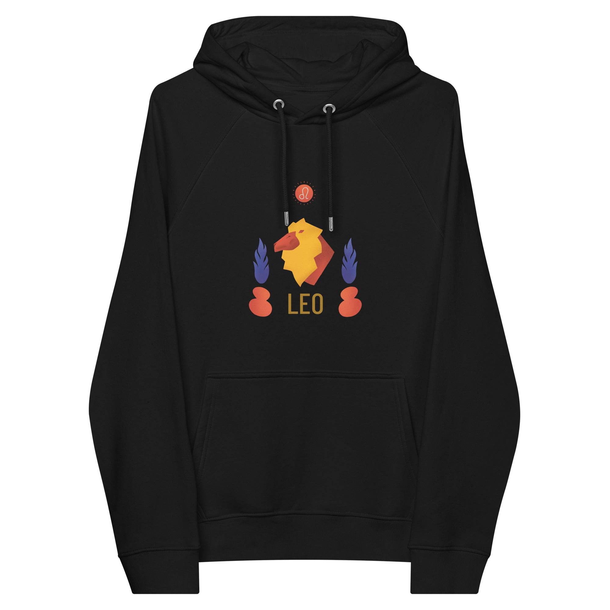 Leo Unisex Eco Raglan Hoodie - Raw Edition - 
