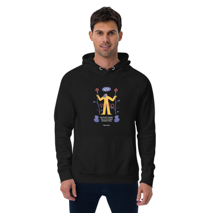 Virgo Unisex Eco Raglan Hoodie - Steve Jobs Edition