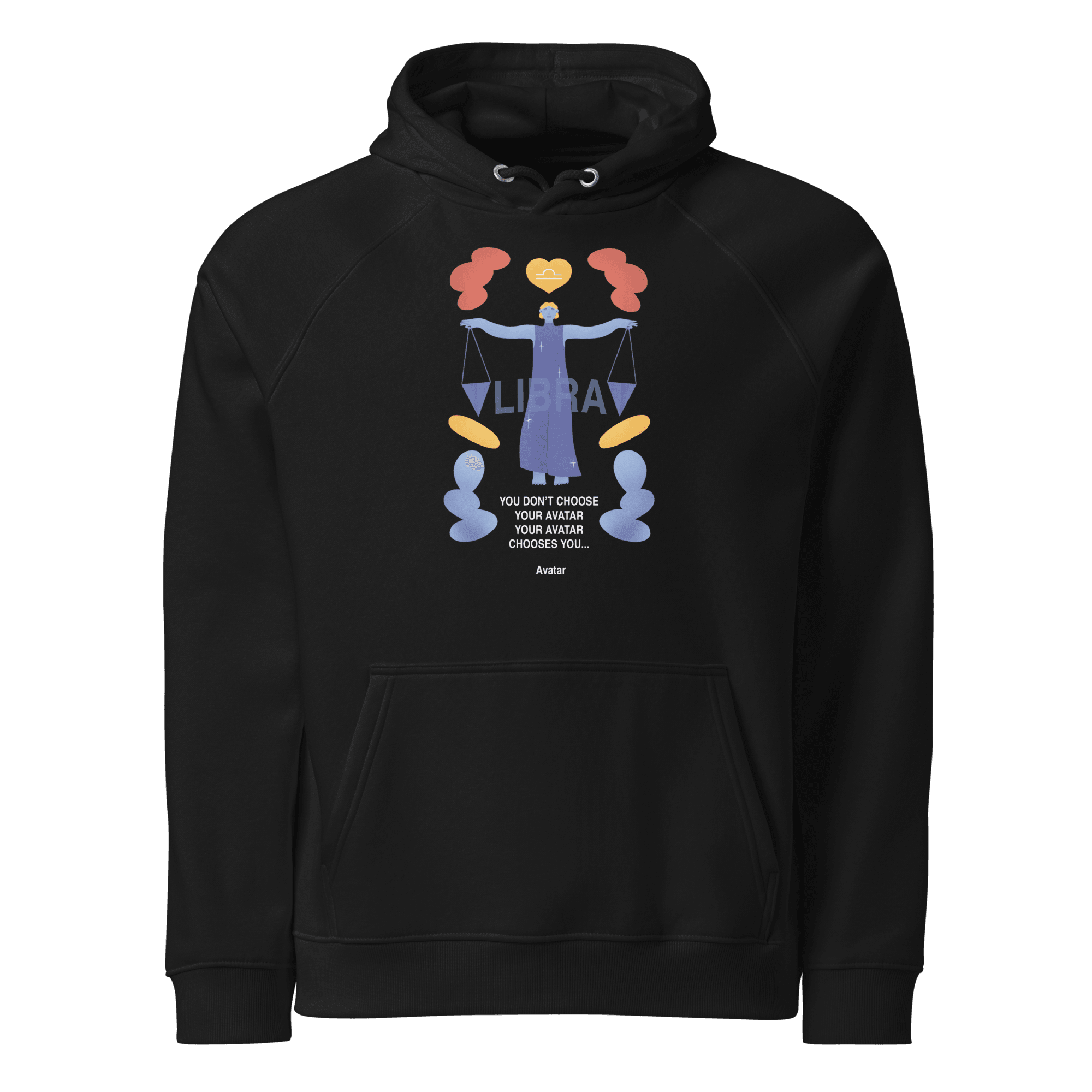 Libra Unisex Eco Raglan Hoodie - Avatar Edition - 