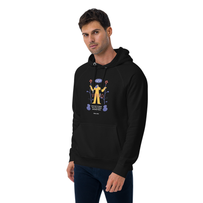 Virgo Unisex Eco Raglan Hoodie - Steve Jobs Edition