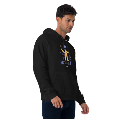 Virgo Unisex Eco Raglan Hoodie - Steve Jobs Edition