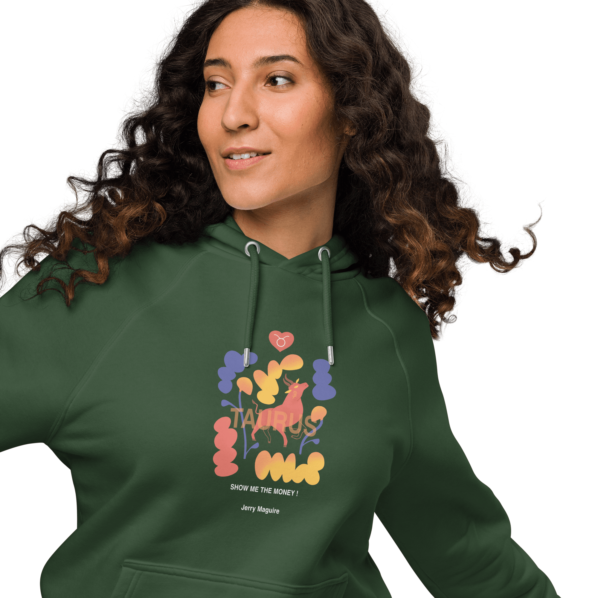 Taurus Unisex eco raglan hoodie Jerry Maguire Edition - 