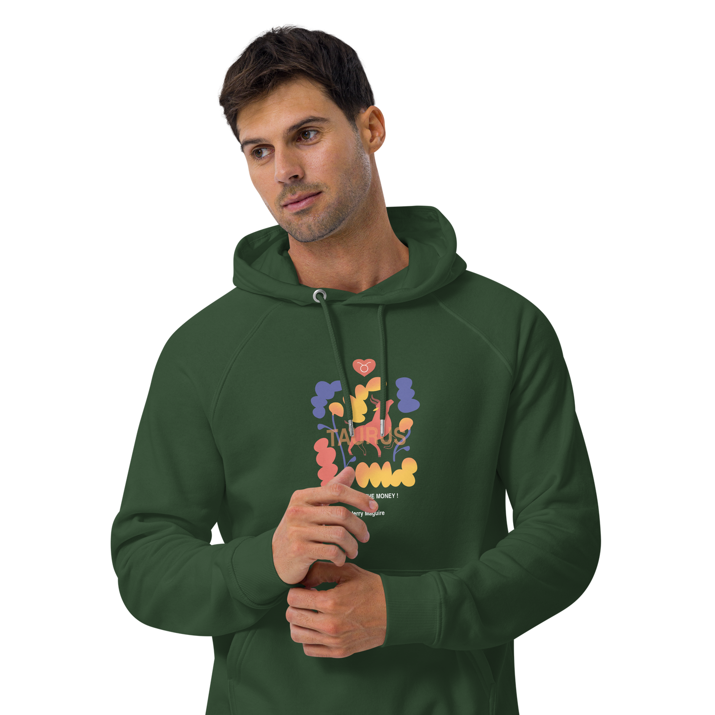 Taurus Unisex eco raglan hoodie Jerry Maguire Edition