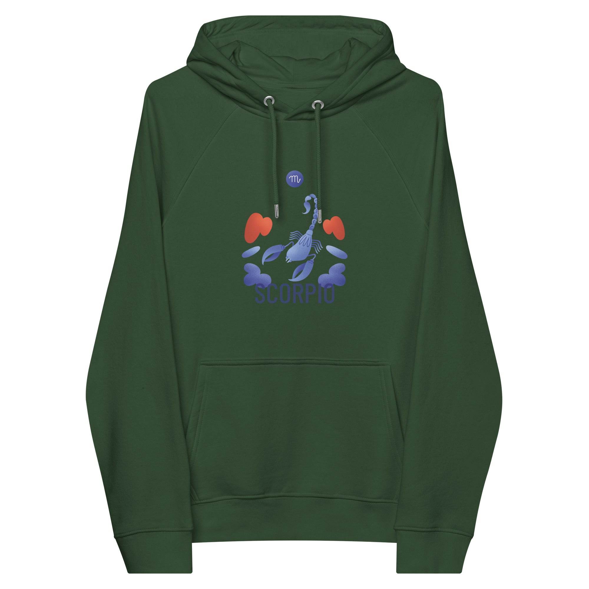 Scorpio Unisex Eco Raglan Hoodie - Raw Edition - 