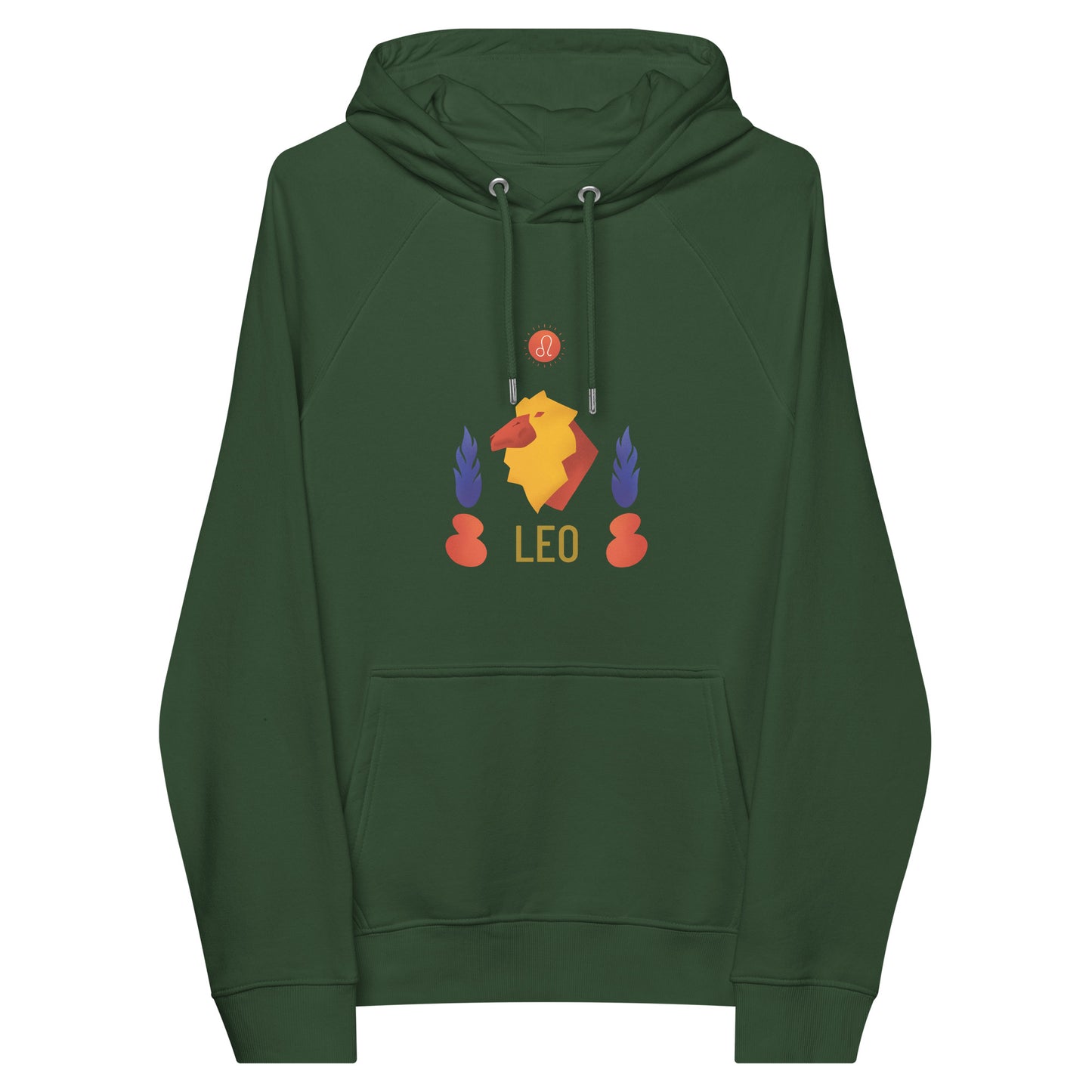 Leo Unisex Eco Raglan Hoodie - Raw Edition