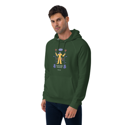 Virgo Unisex Eco Raglan Hoodie - Steve Jobs Edition