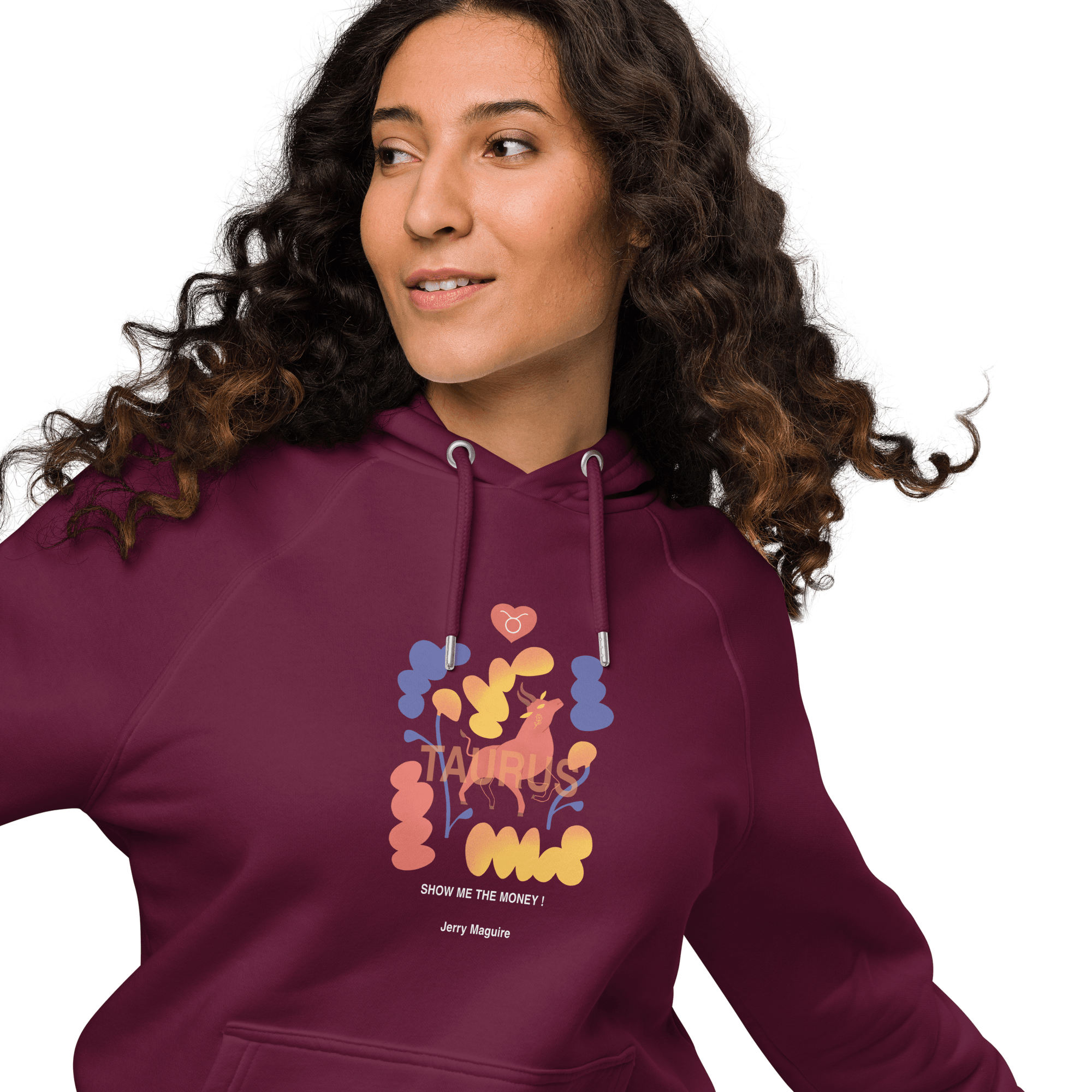 Taurus Unisex eco raglan hoodie Jerry Maguire Edition - 