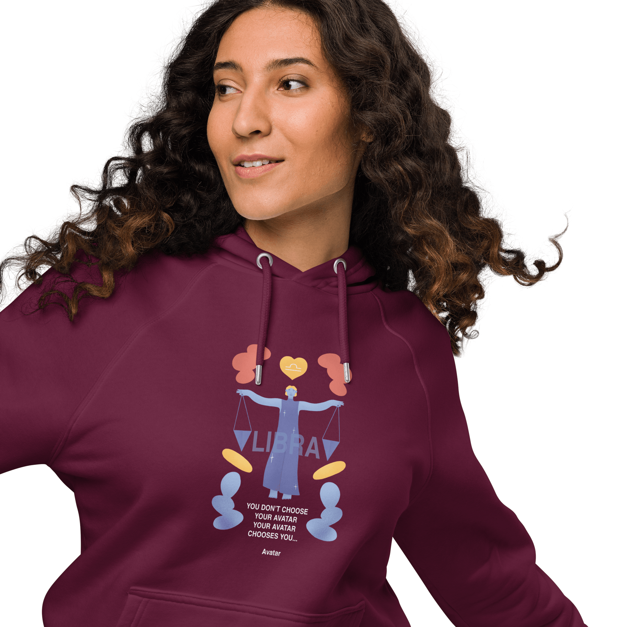 Libra Unisex Eco Raglan Hoodie - Avatar Edition - 