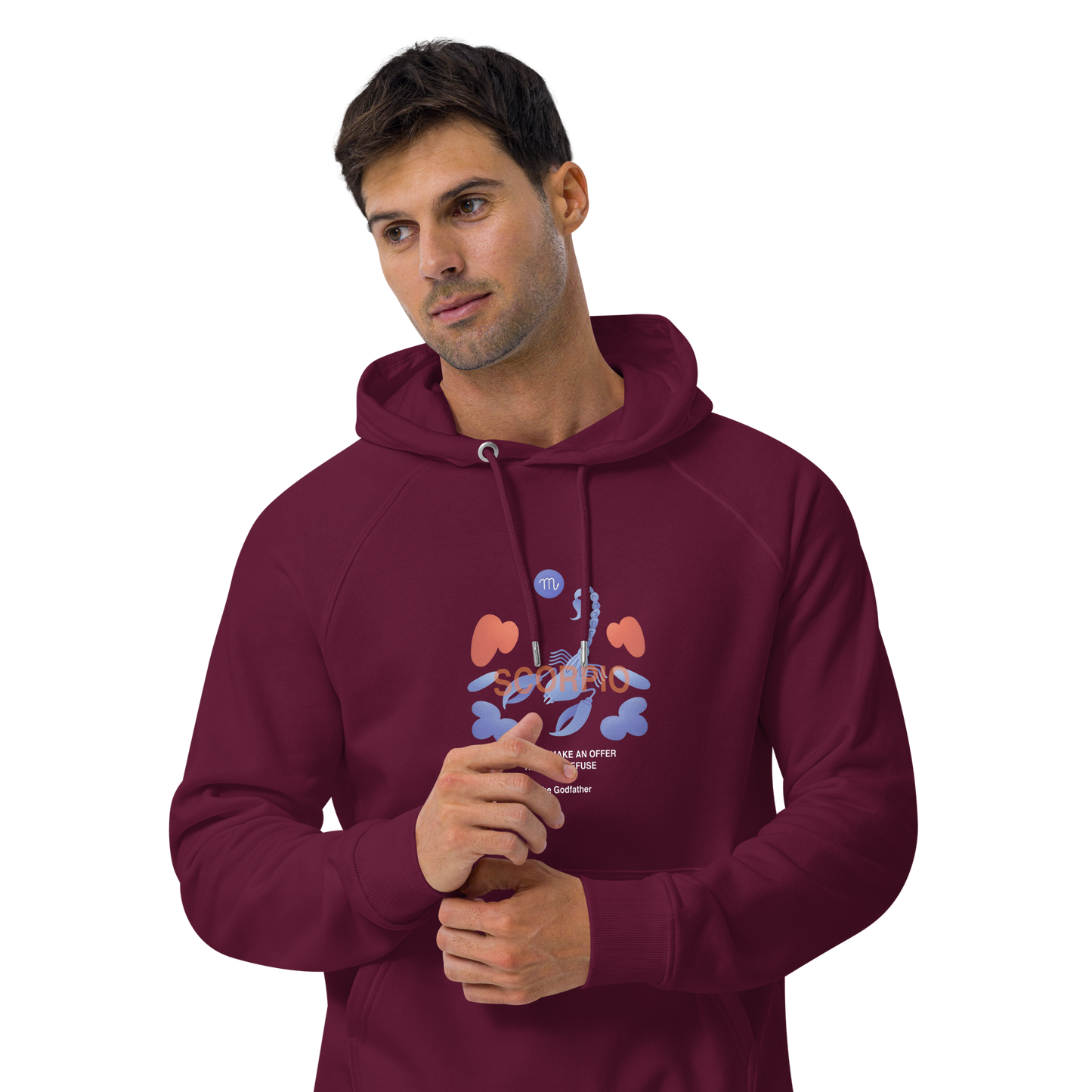 Scorpio Unisex Eco Raglan Hoodie - Godfather B Edition