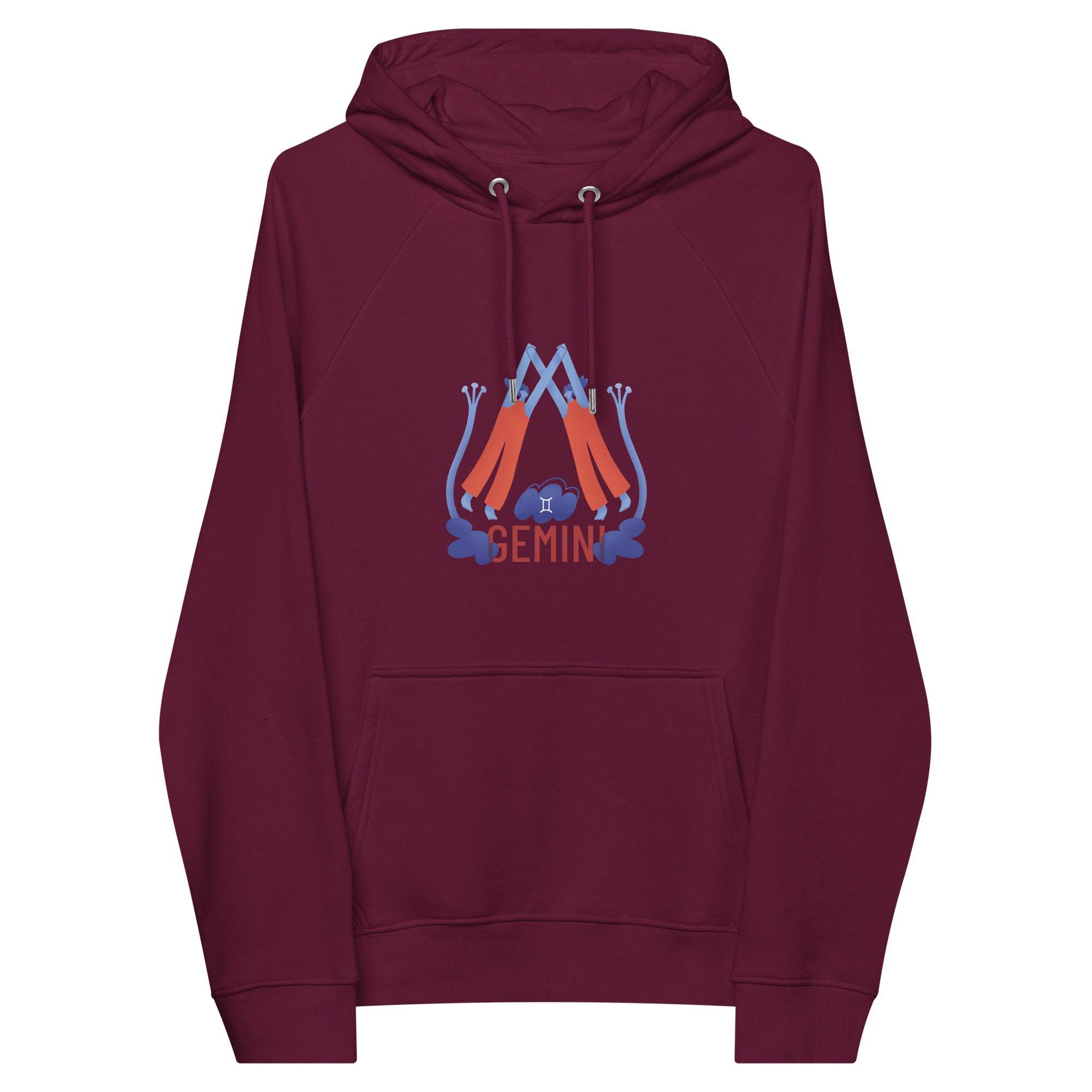 Gemini Unisex Eco Raglan Hoodie - Raw Edition - 