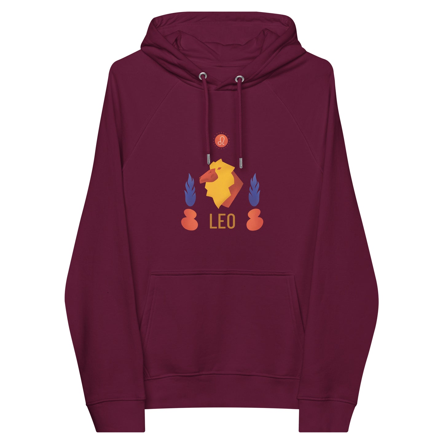 Leo Unisex Eco Raglan Hoodie - Raw Edition