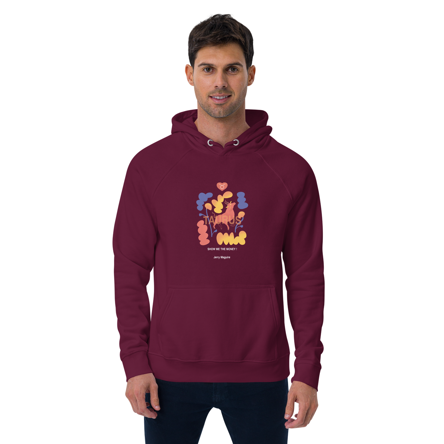 Taurus Unisex eco raglan hoodie Jerry Maguire Edition