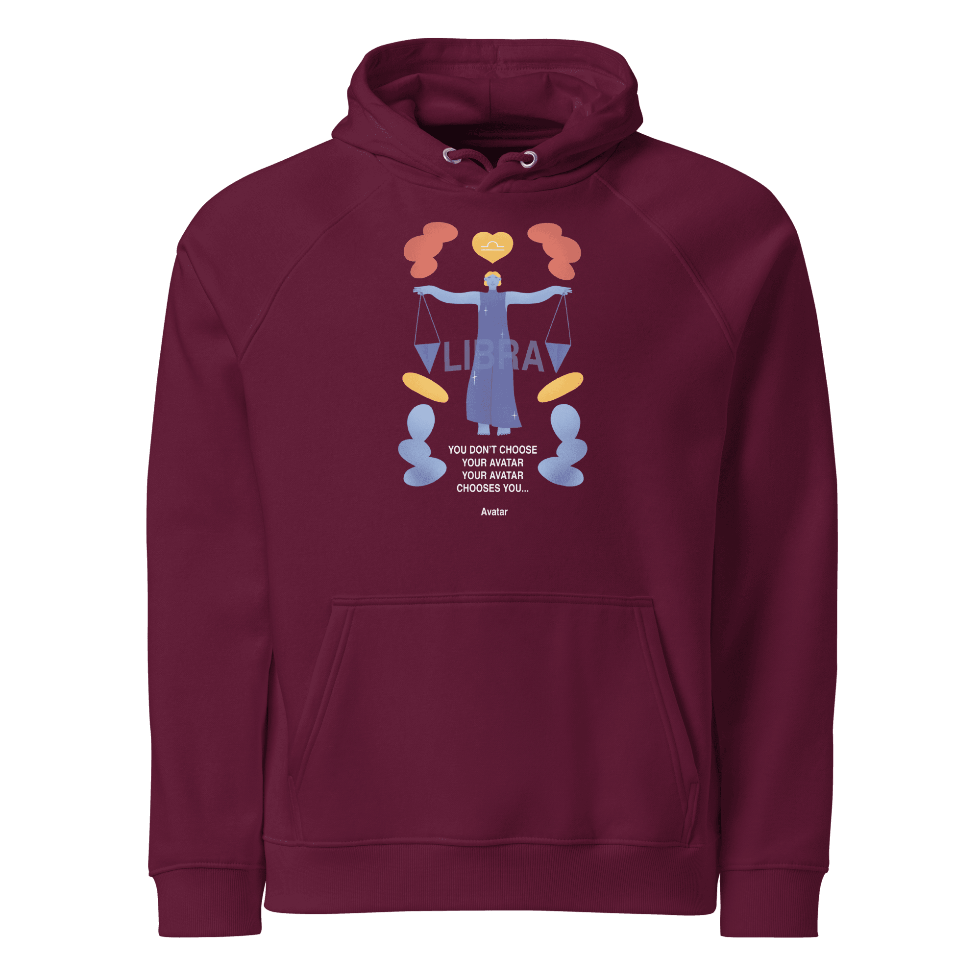 Libra Unisex Eco Raglan Hoodie - Avatar Edition - 