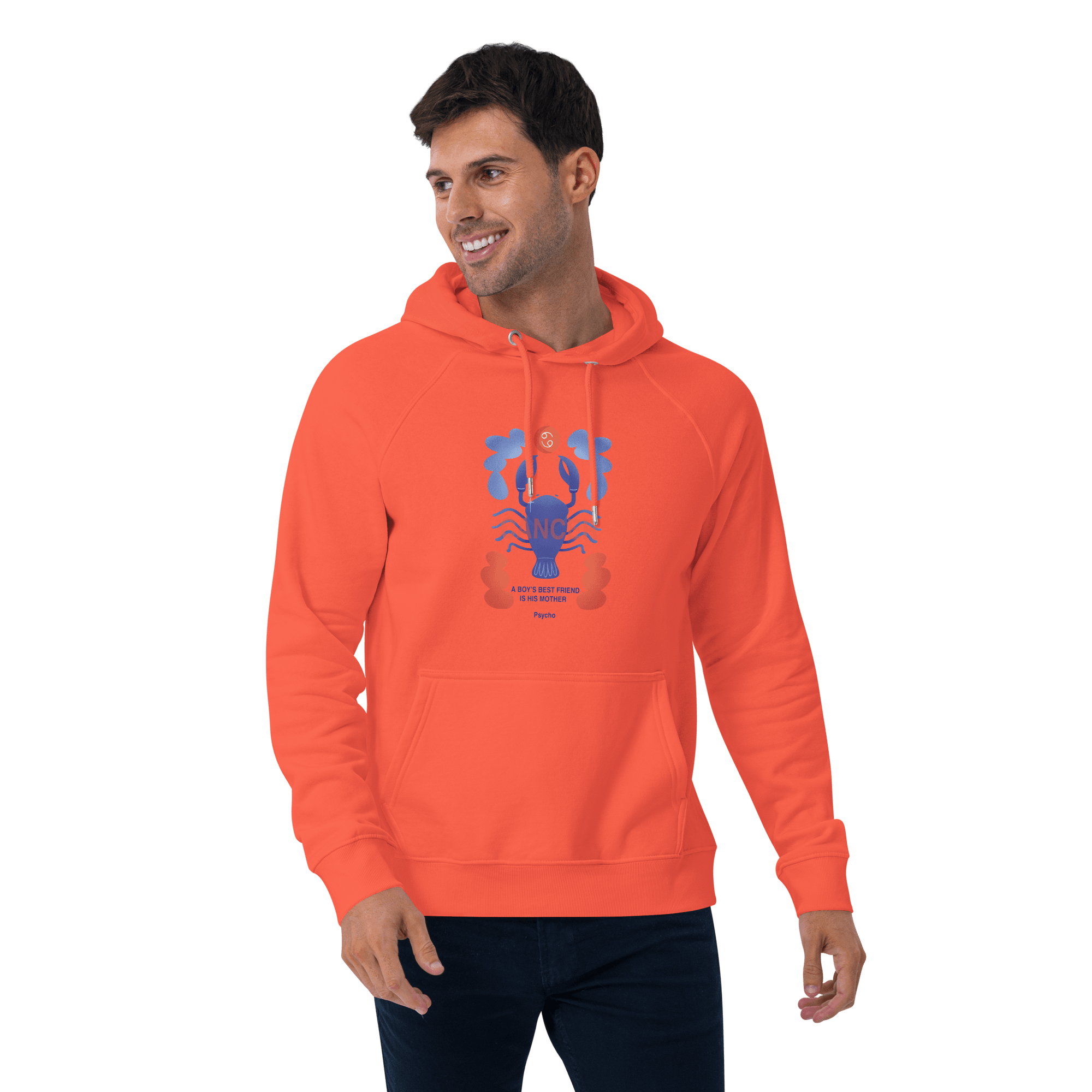 Cancer Unisex Eco Raglan Hoodie - Psycho Edition - 