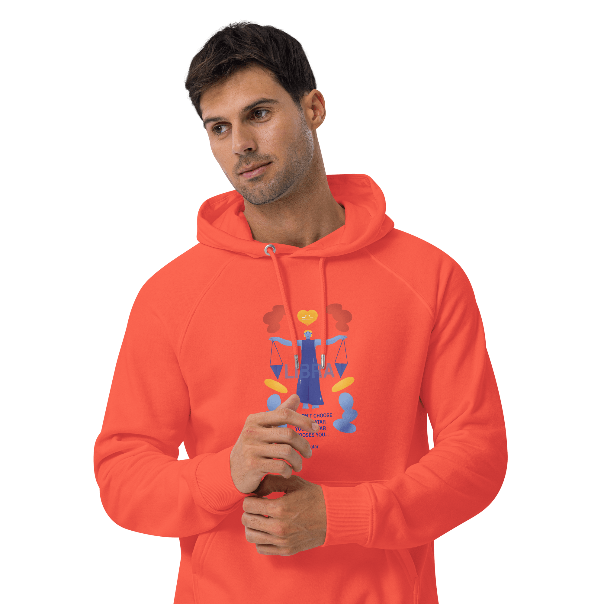 Libra Unisex Eco Raglan Hoodie - Avatar Edition - 