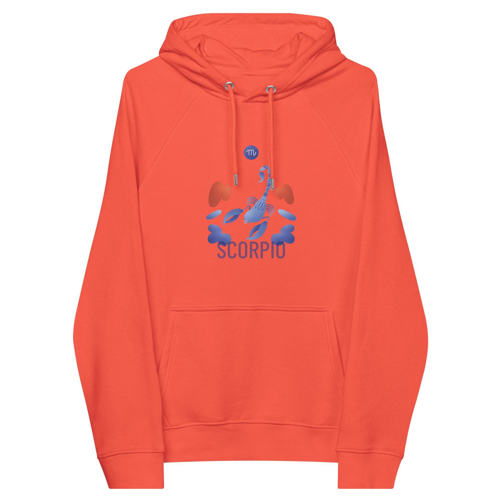 Scorpio Unisex Eco Raglan Hoodie - Raw Edition - 
