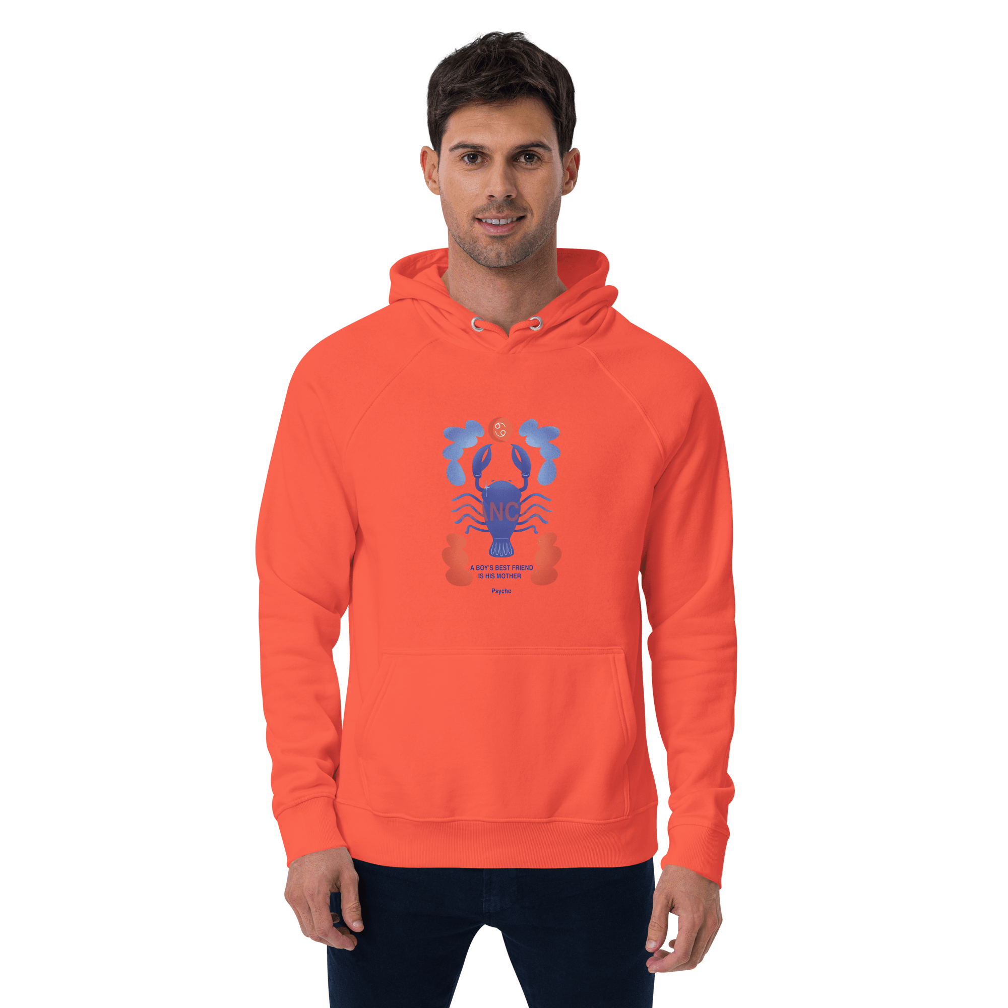Cancer Unisex Eco Raglan Hoodie - Psycho Edition - 