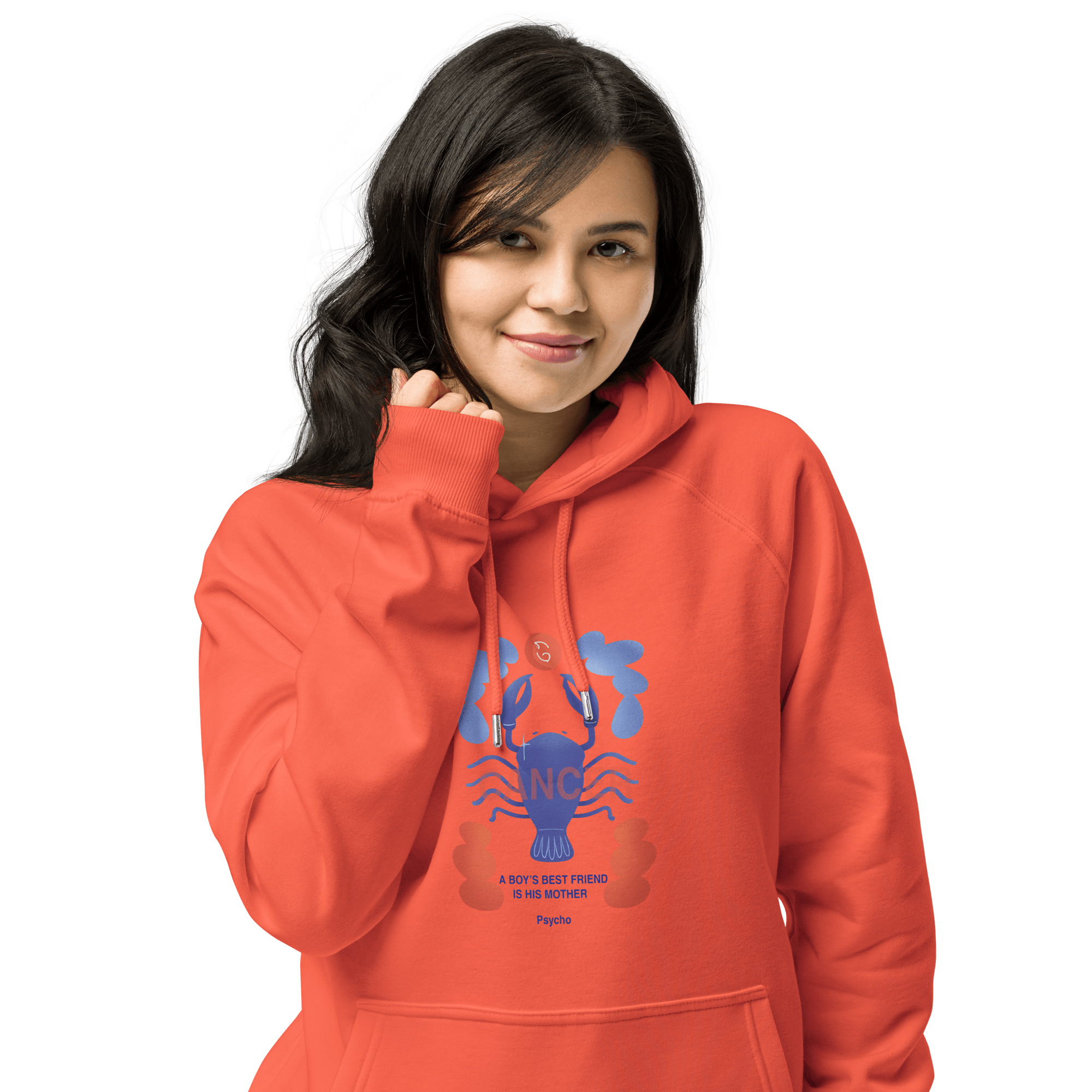 Cancer Unisex Eco Raglan Hoodie - Psycho Edition - 