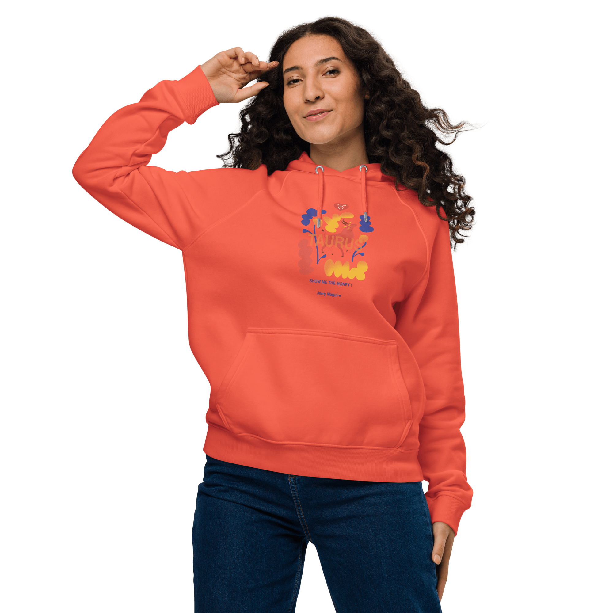 Taurus Unisex eco raglan hoodie Jerry Maguire Edition - 