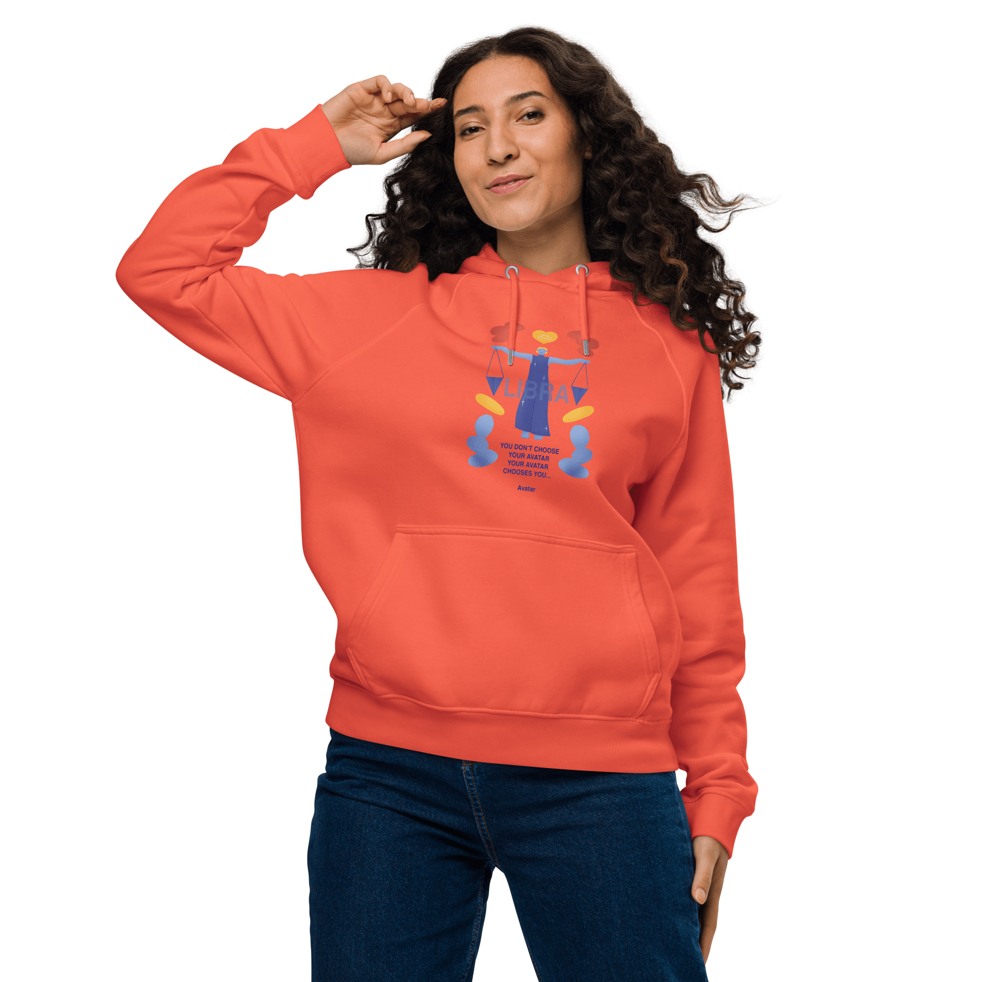 Libra Unisex Eco Raglan Hoodie - Avatar Edition - 