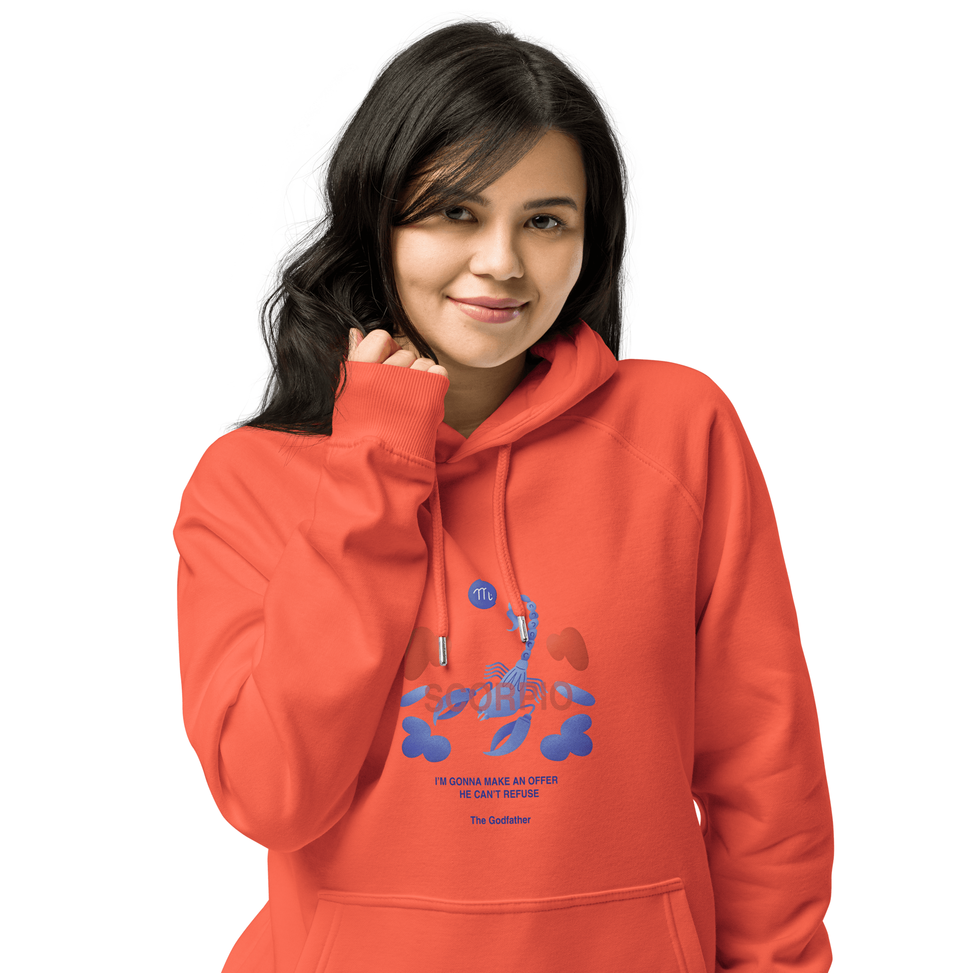 Scorpio Unisex Eco Raglan Hoodie - Godfather B Edition - 