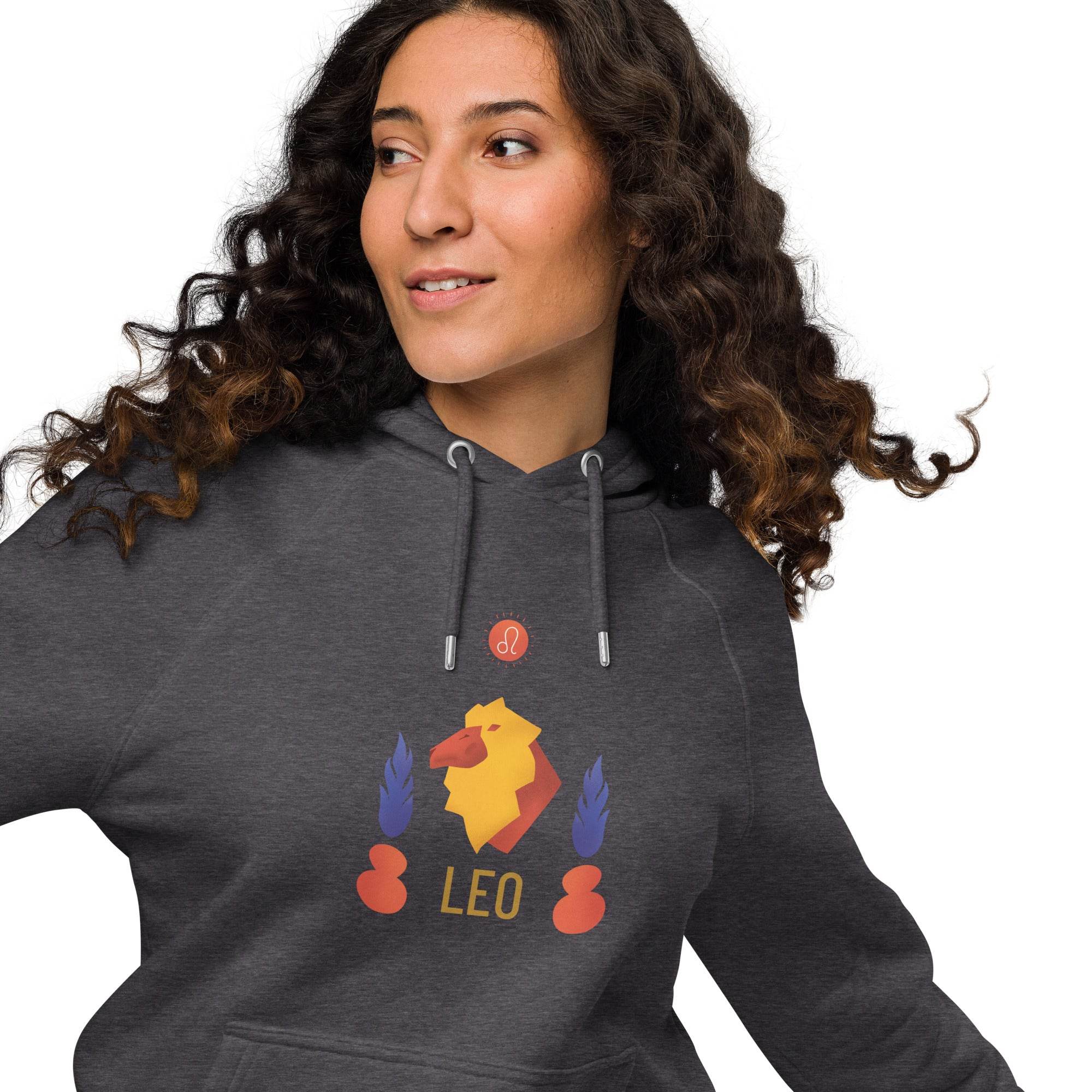 Leo Unisex Eco Raglan Hoodie - Raw Edition - 