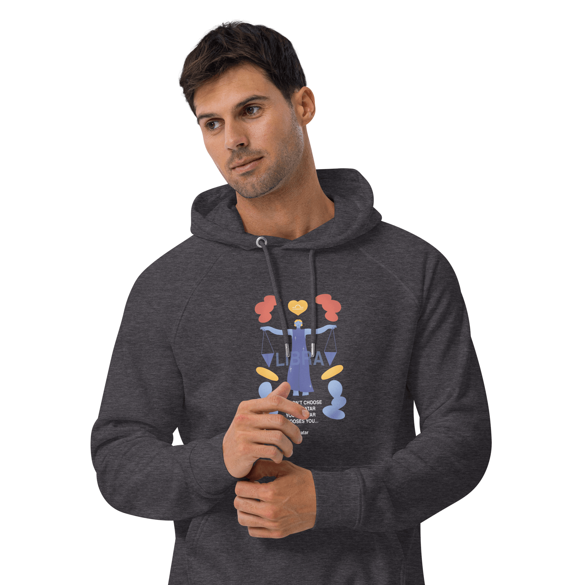 Libra Unisex Eco Raglan Hoodie - Avatar Edition - 