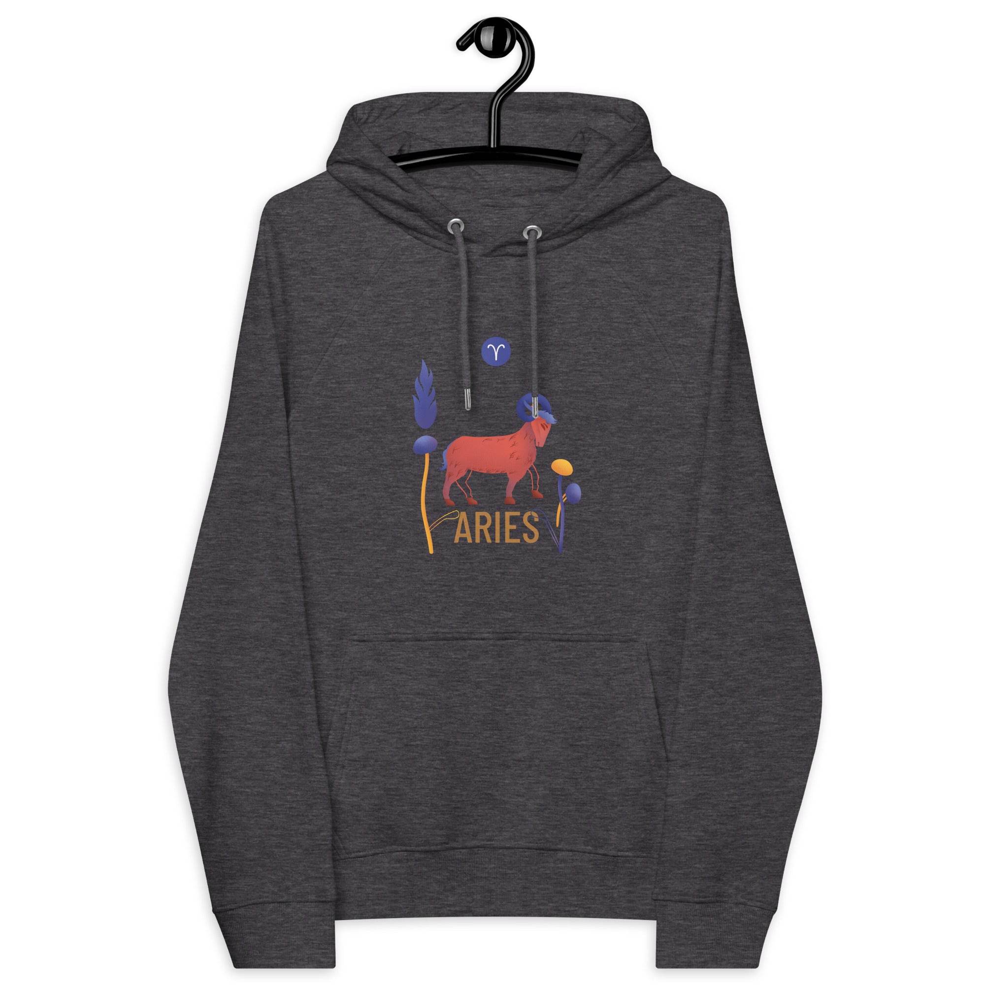 Aries Unisex Eco Raglan Hoodie Raw - 
