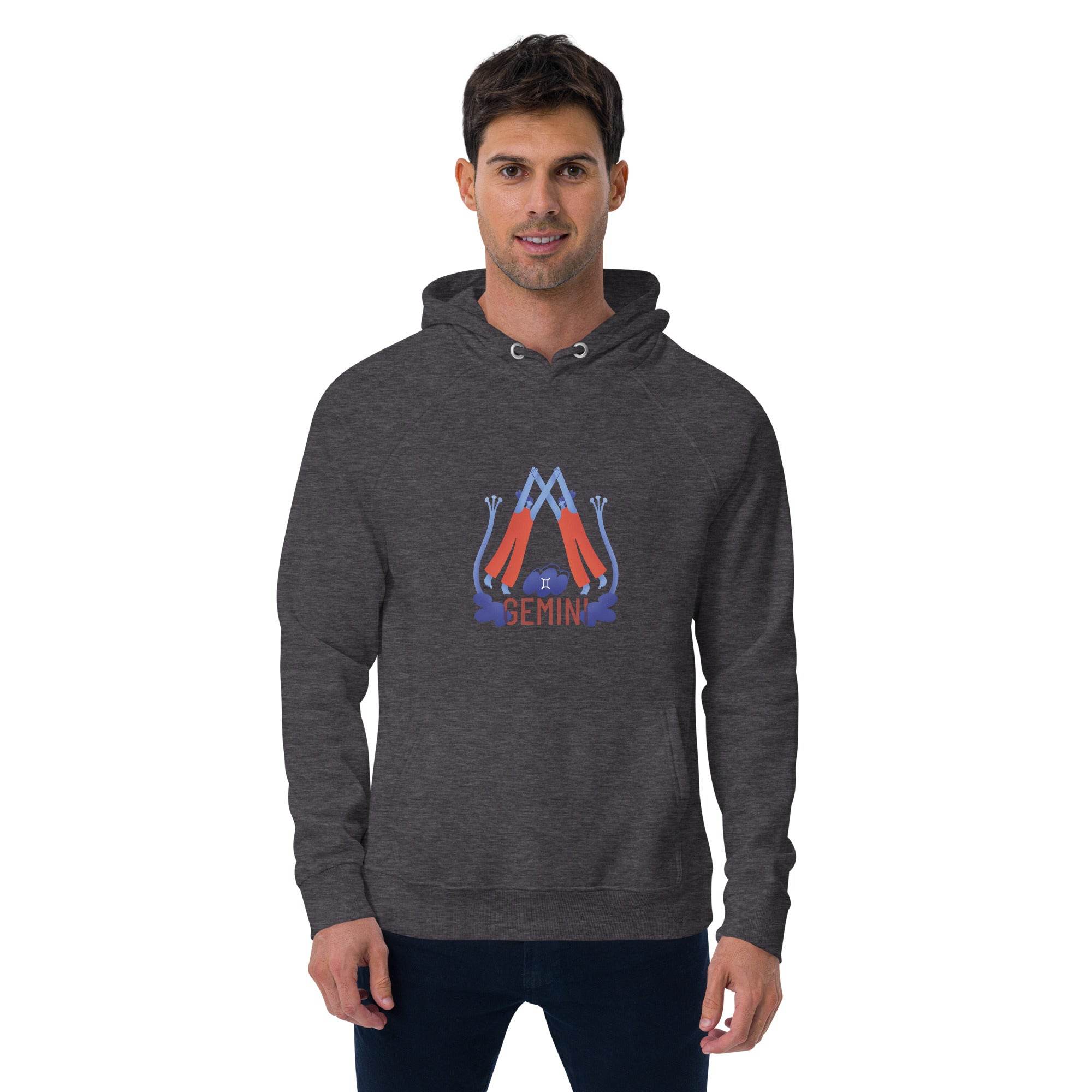 Gemini Unisex Eco Raglan Hoodie - Raw Edition - 