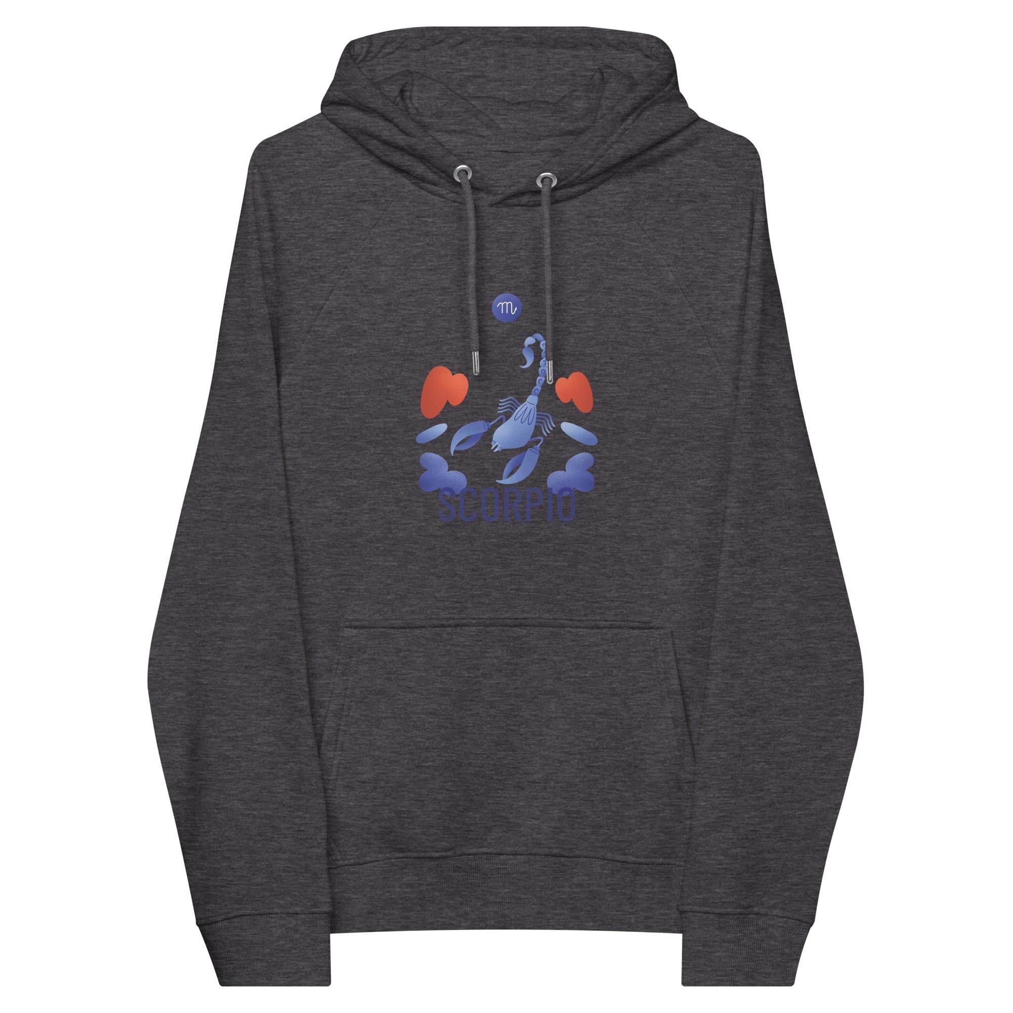 Scorpio Unisex Eco Raglan Hoodie - Raw Edition - 