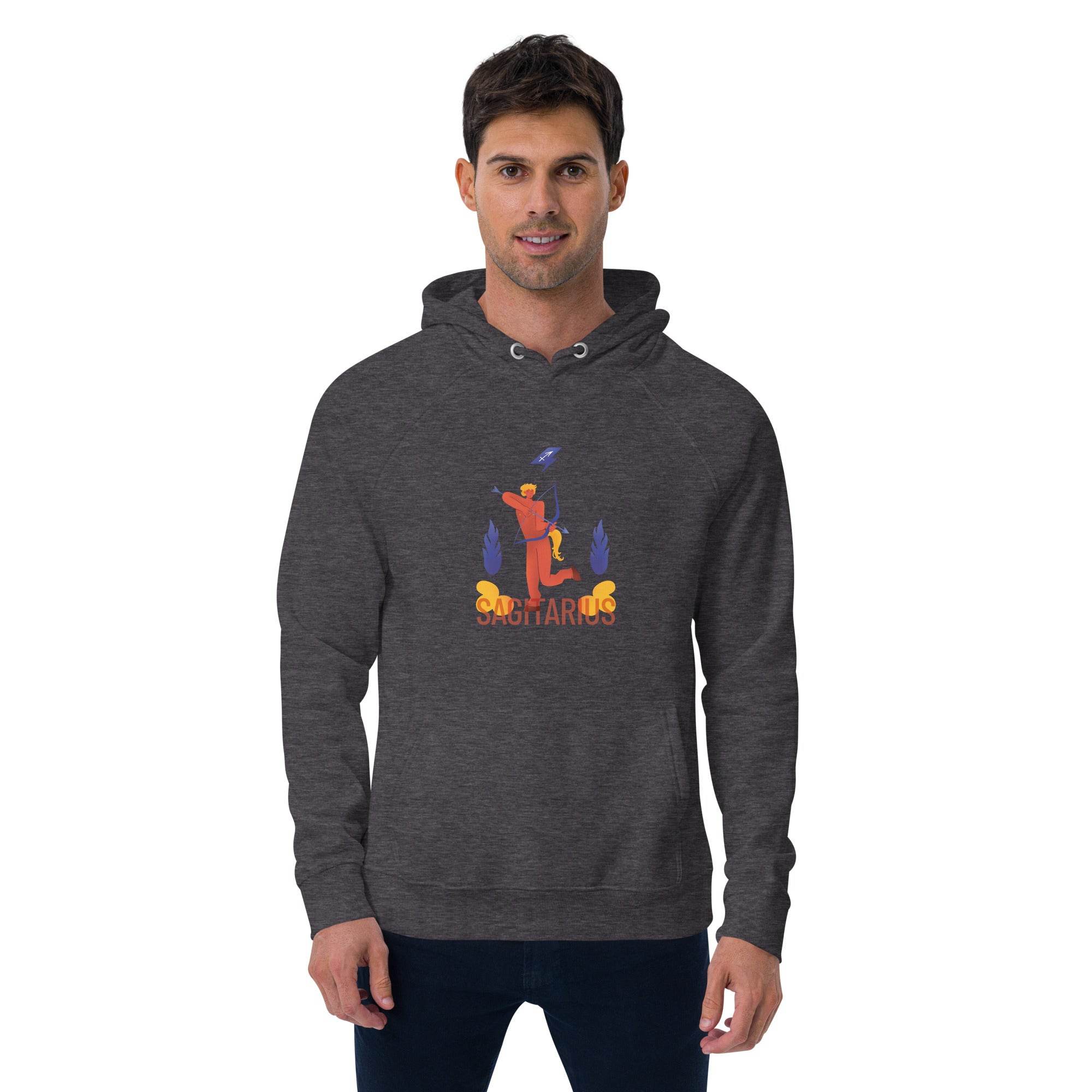 Sagittarius Unisex Eco Raglan Hoodie - Raw Edition - 