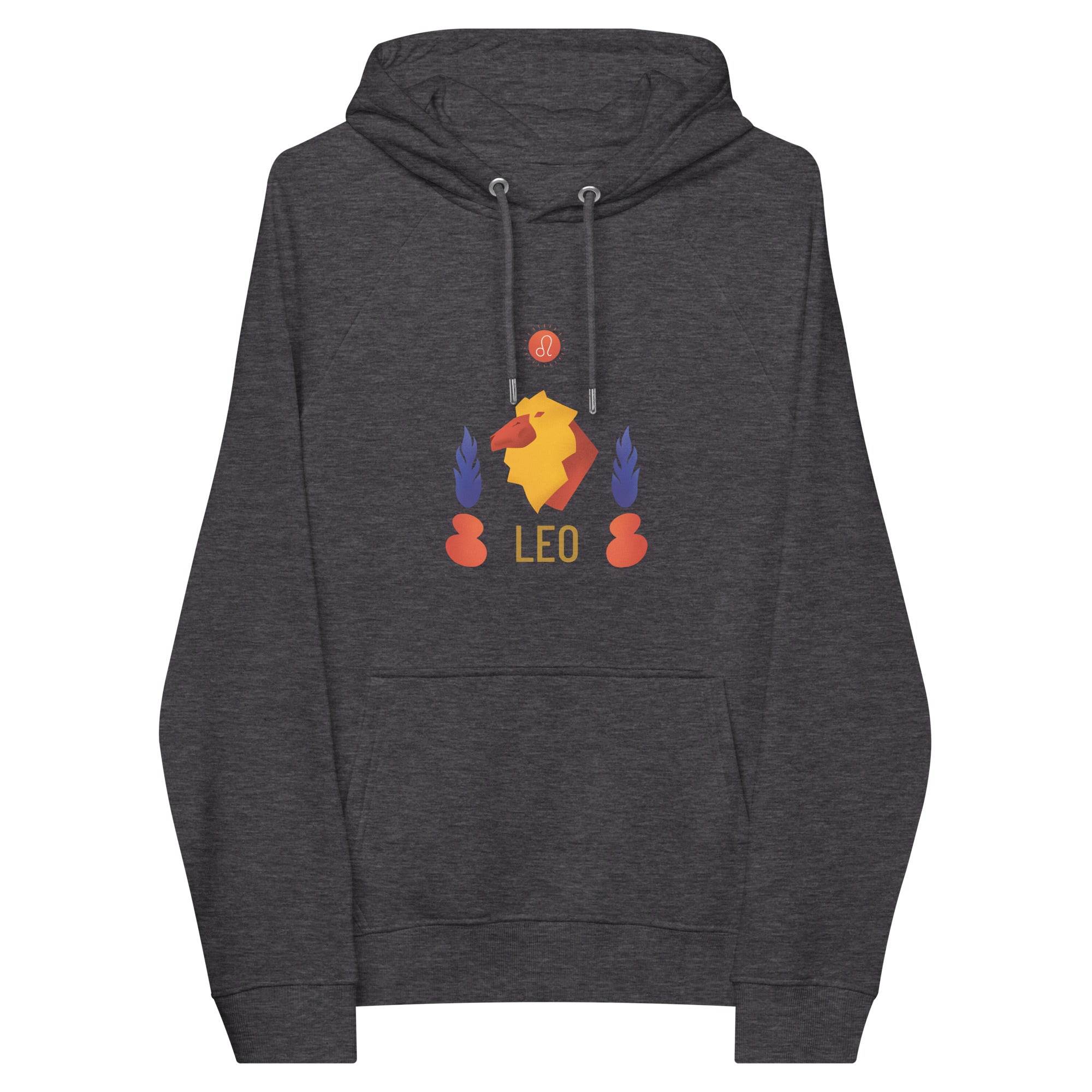 Leo Unisex Eco Raglan Hoodie - Raw Edition - 