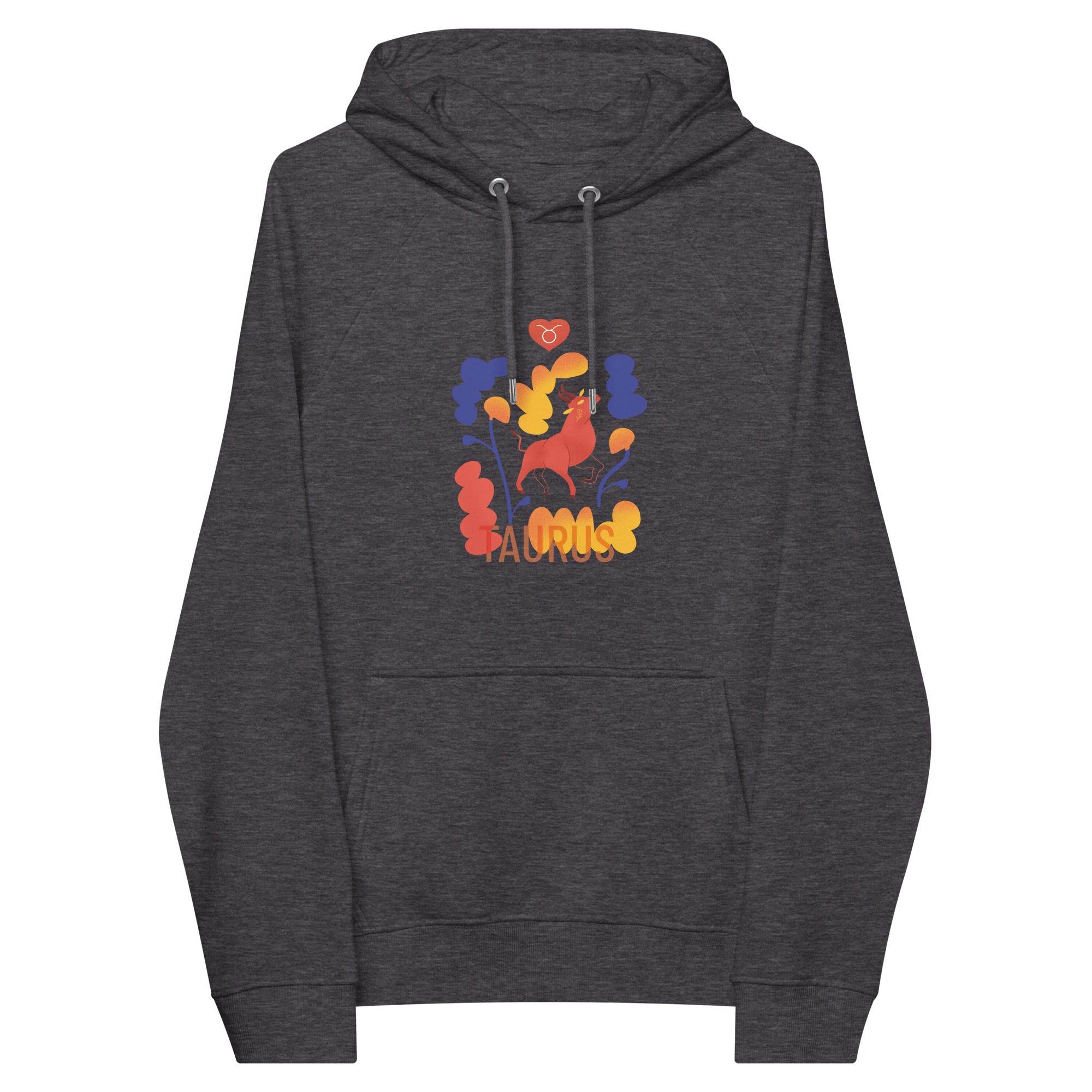 TAURUS Unisex Eco Raglan Hoodie Raw - 