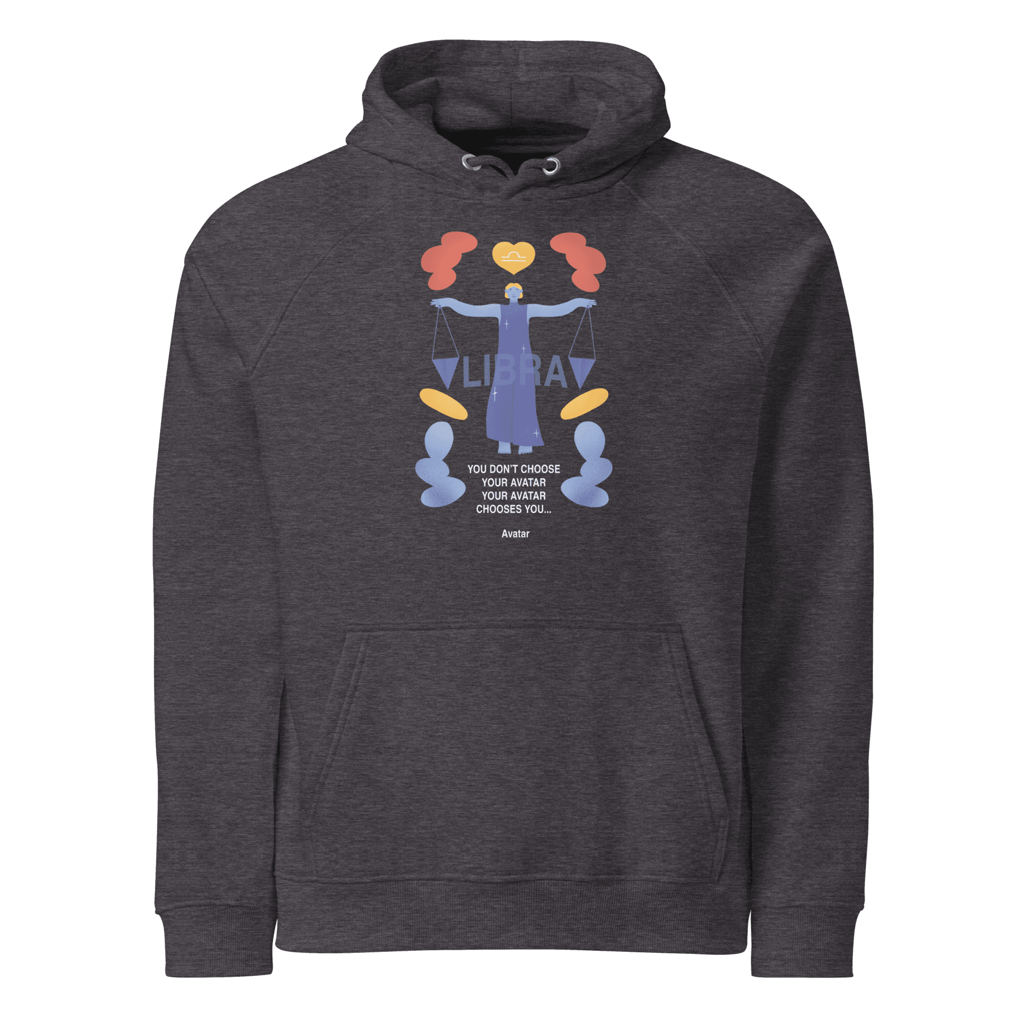 Libra Unisex Eco Raglan Hoodie - Avatar Edition - 