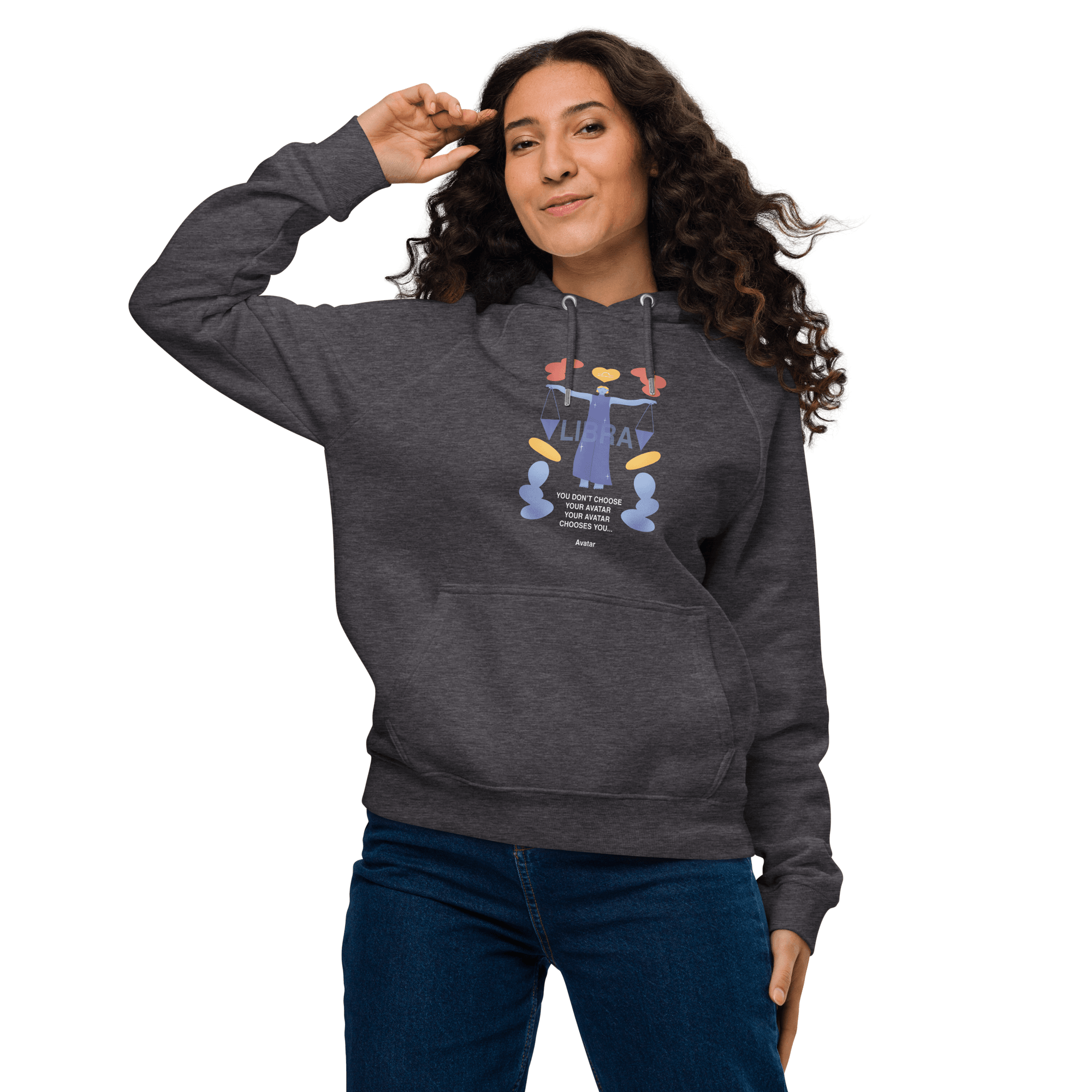 Libra Unisex Eco Raglan Hoodie - Avatar Edition - 