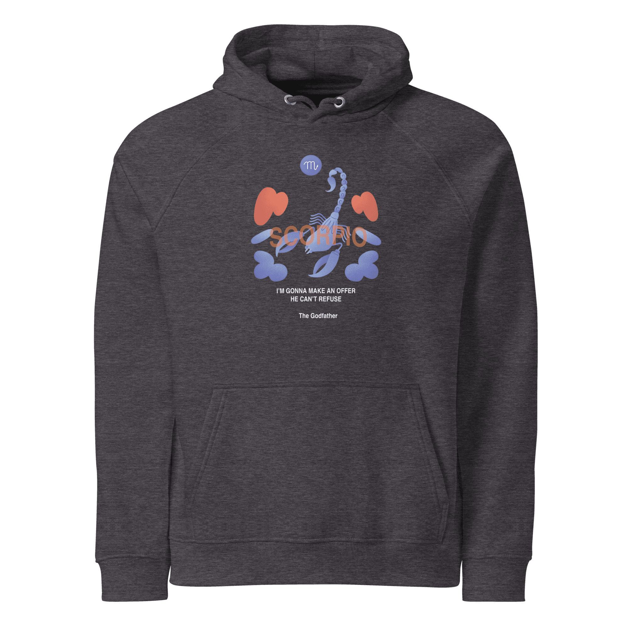 Scorpio Unisex Eco Raglan Hoodie - Godfather B Edition - 