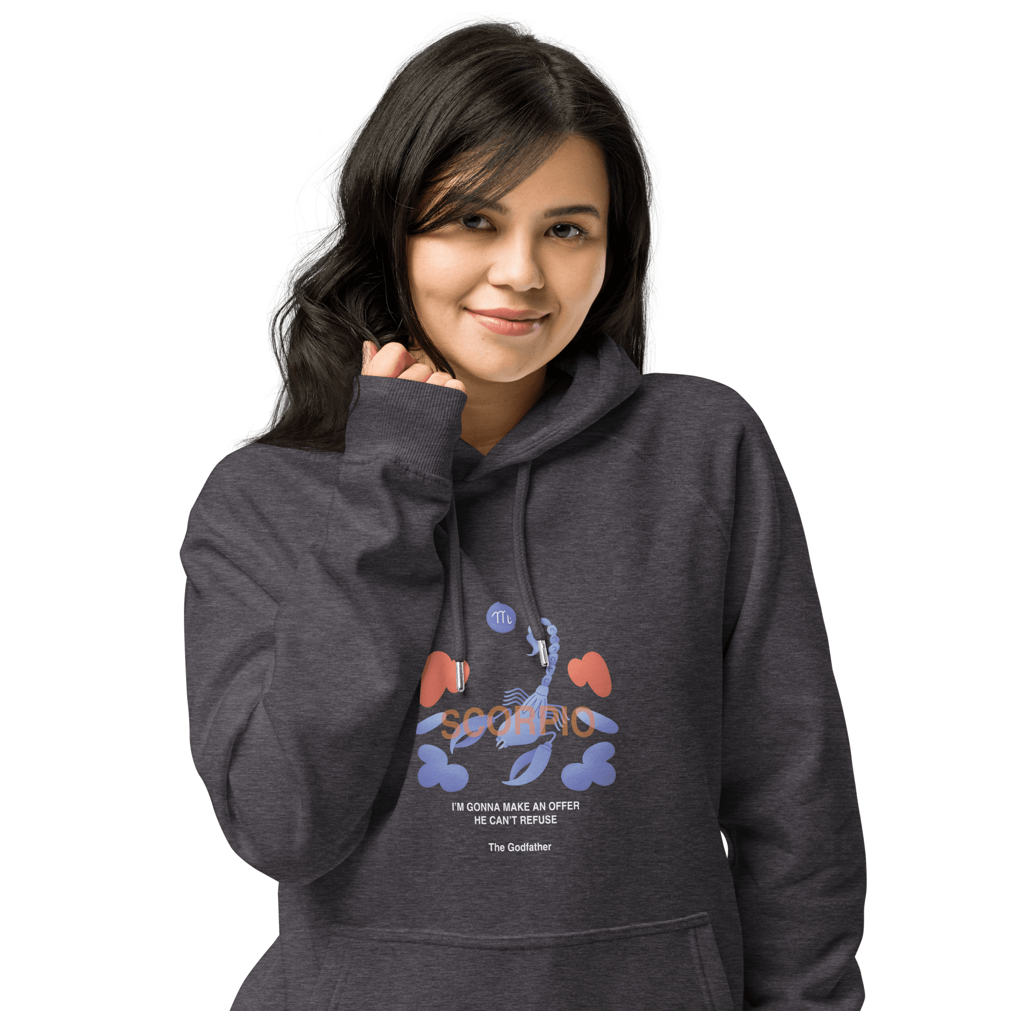 Scorpio Unisex Eco Raglan Hoodie - Godfather B Edition - 
