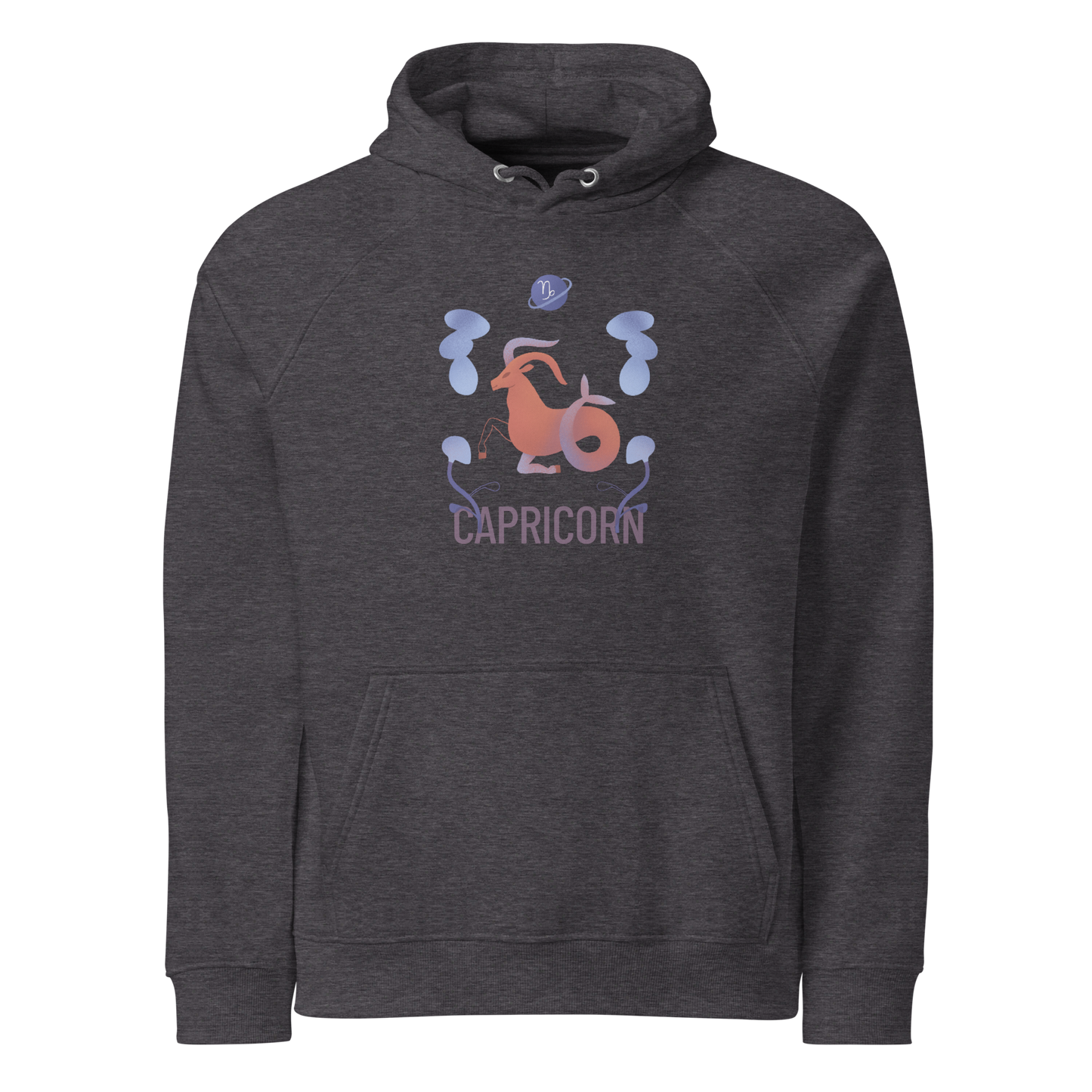 Capricorn Unisex Eco Raglan Hoodie - Raw Edition