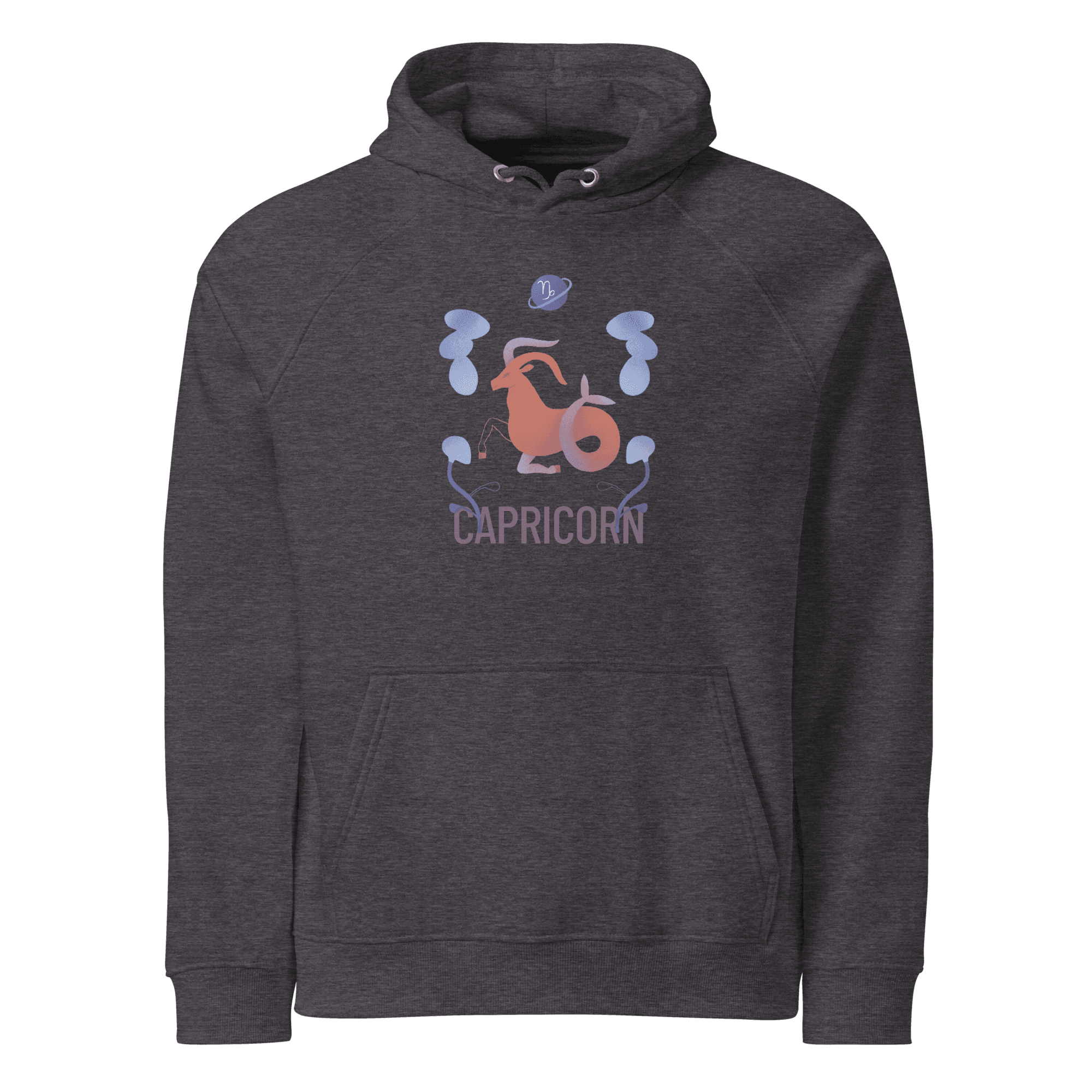 Capricorn Unisex Eco Raglan Hoodie - Raw Edition - 