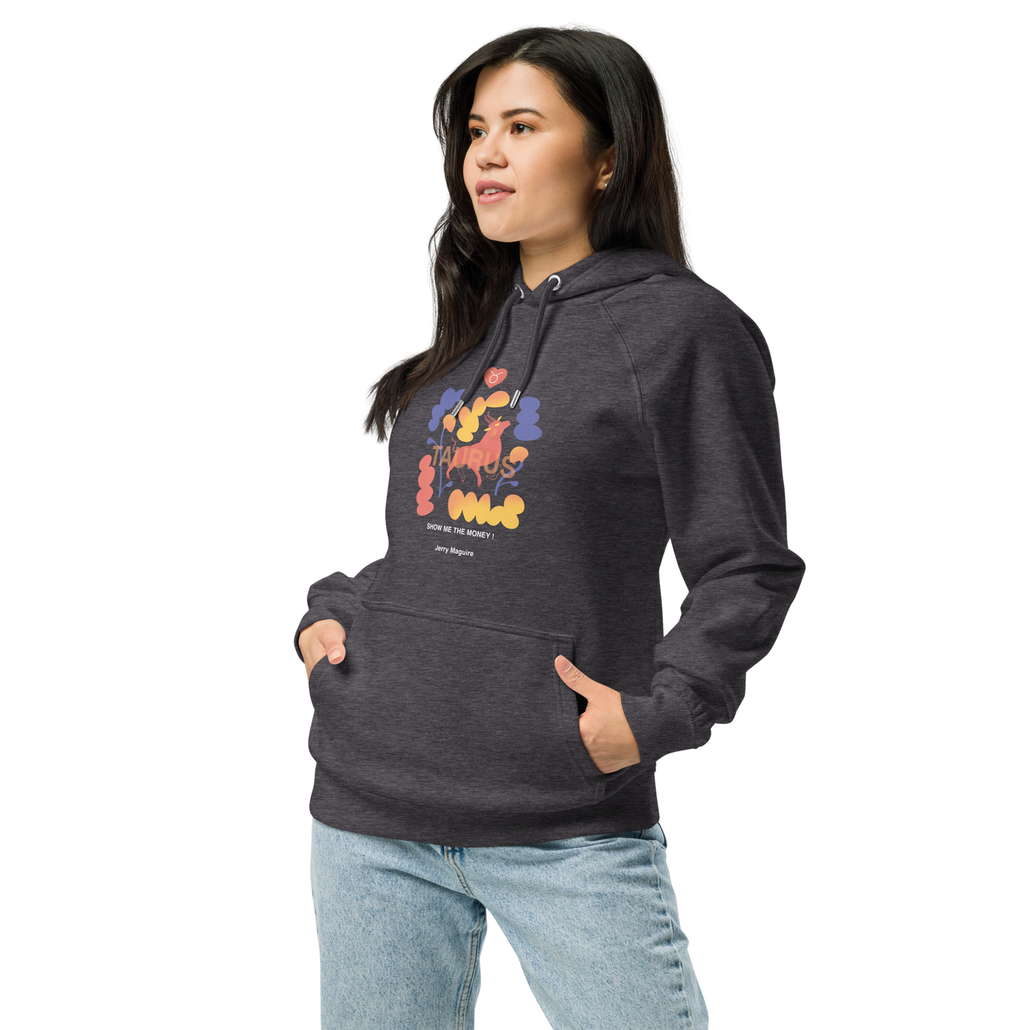 Taurus Unisex eco raglan hoodie Jerry Maguire Edition