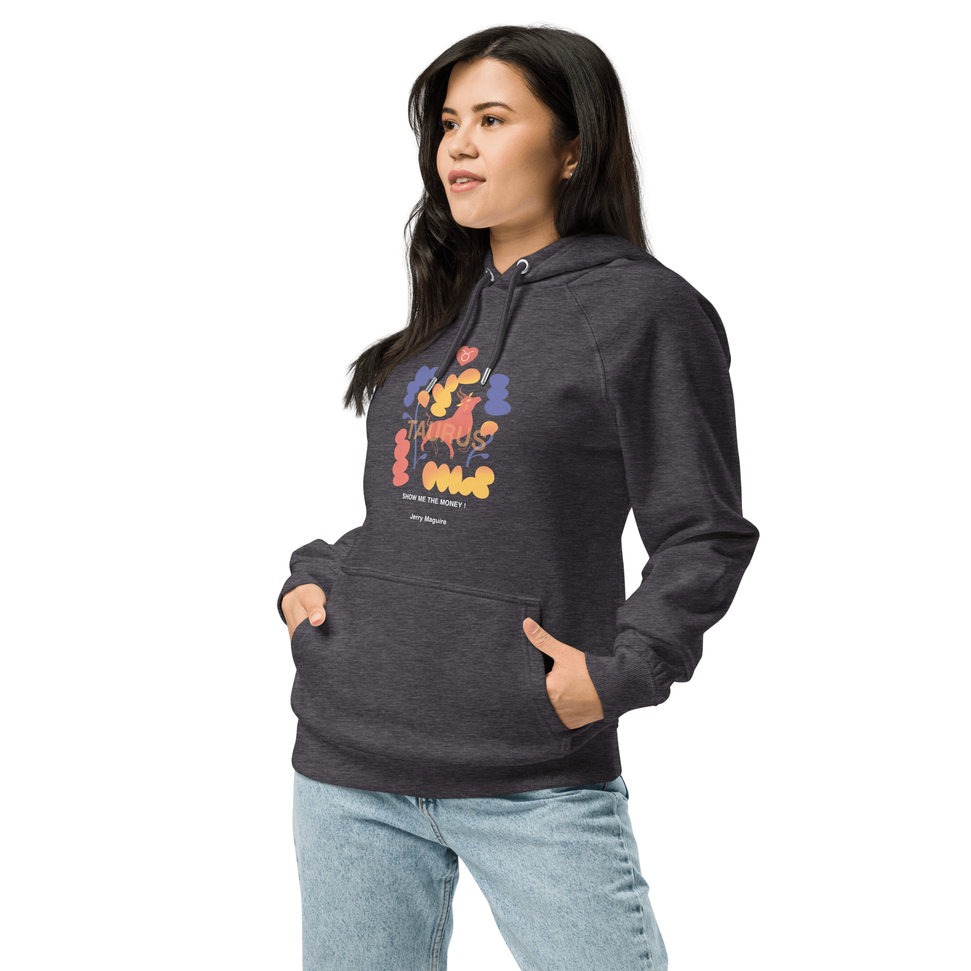 Taurus Unisex eco raglan hoodie Jerry Maguire Edition - 