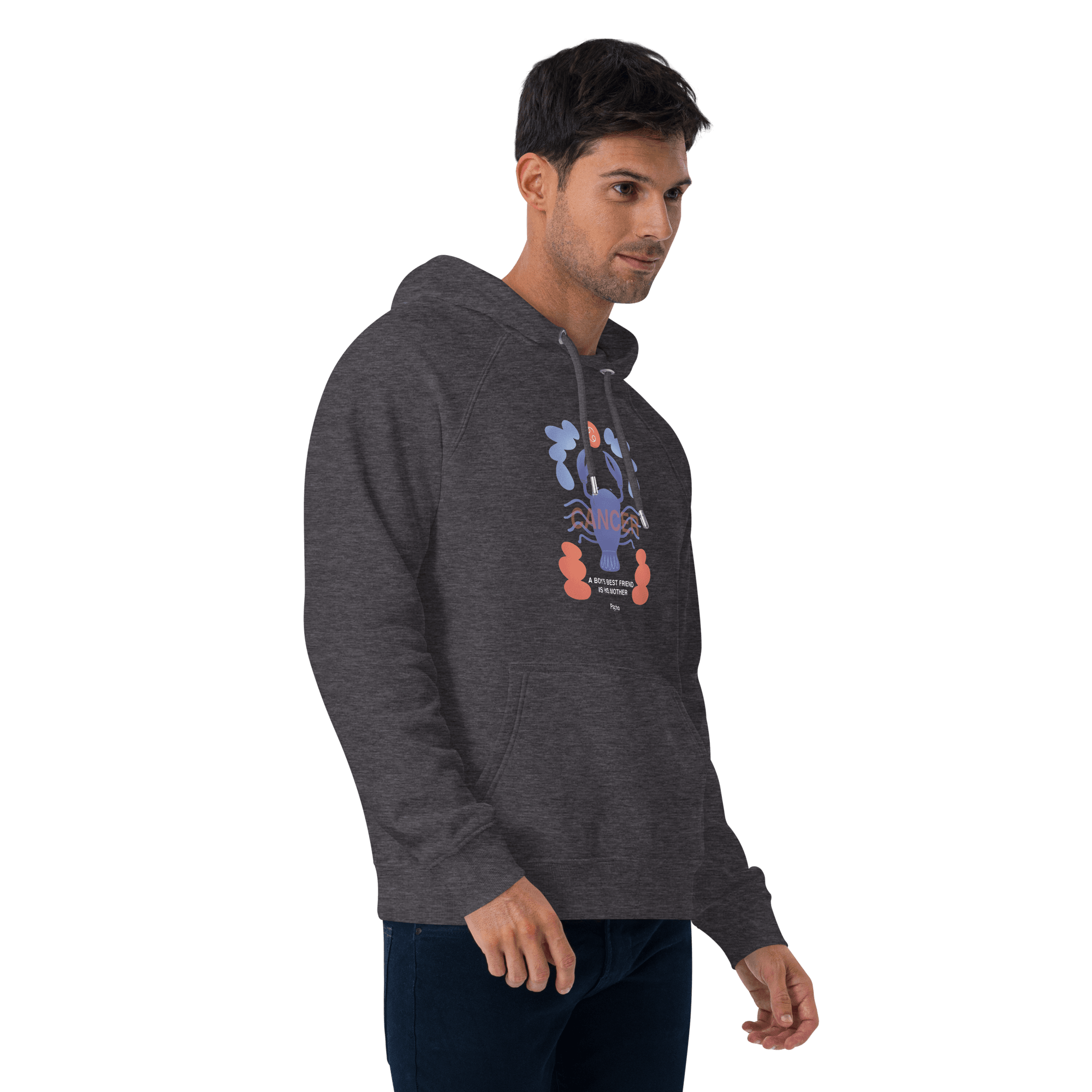 Cancer Unisex Eco Raglan Hoodie - Psycho Edition - 