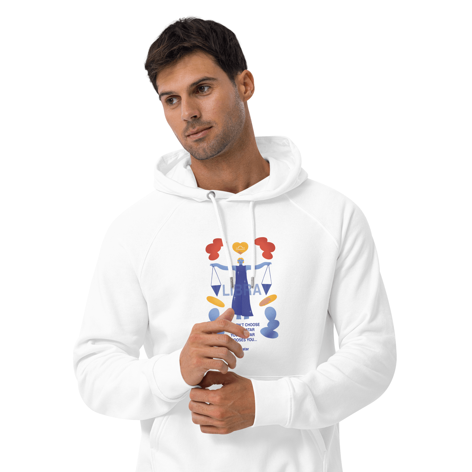 Libra Unisex Eco Raglan Hoodie - Avatar Edition - 